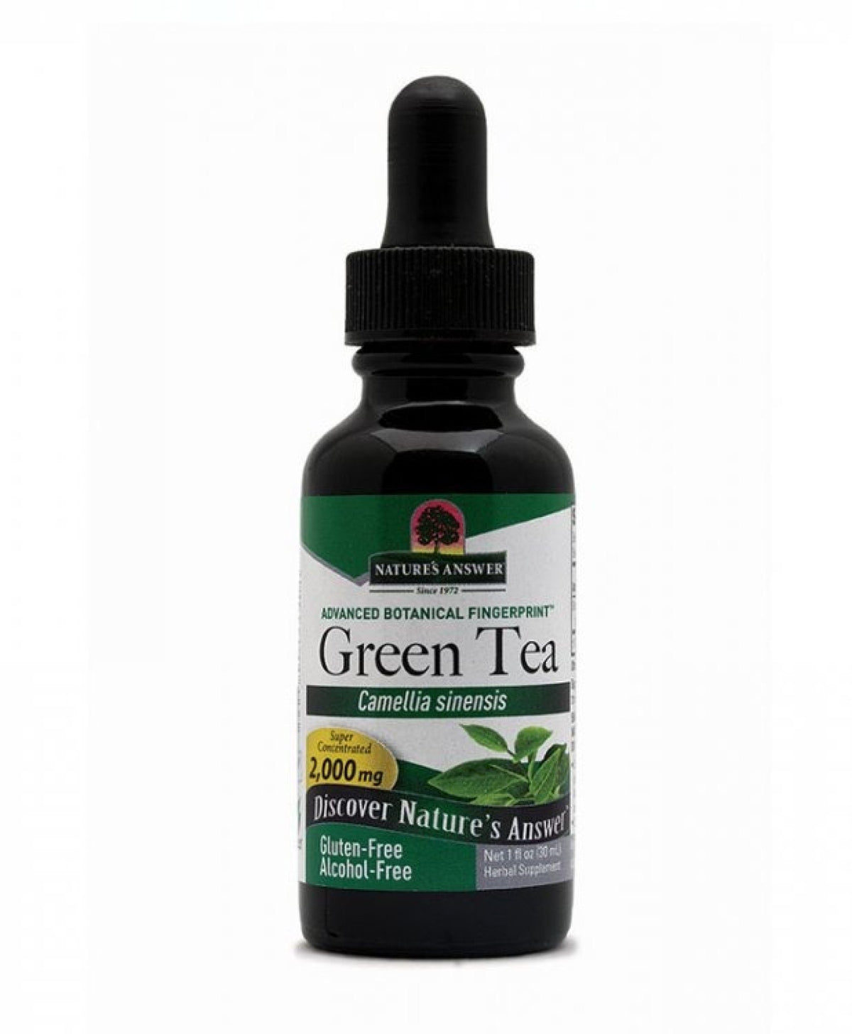 Nature&#39;s Answer Green Tea Extract No Alcohol 1 oz Liquid