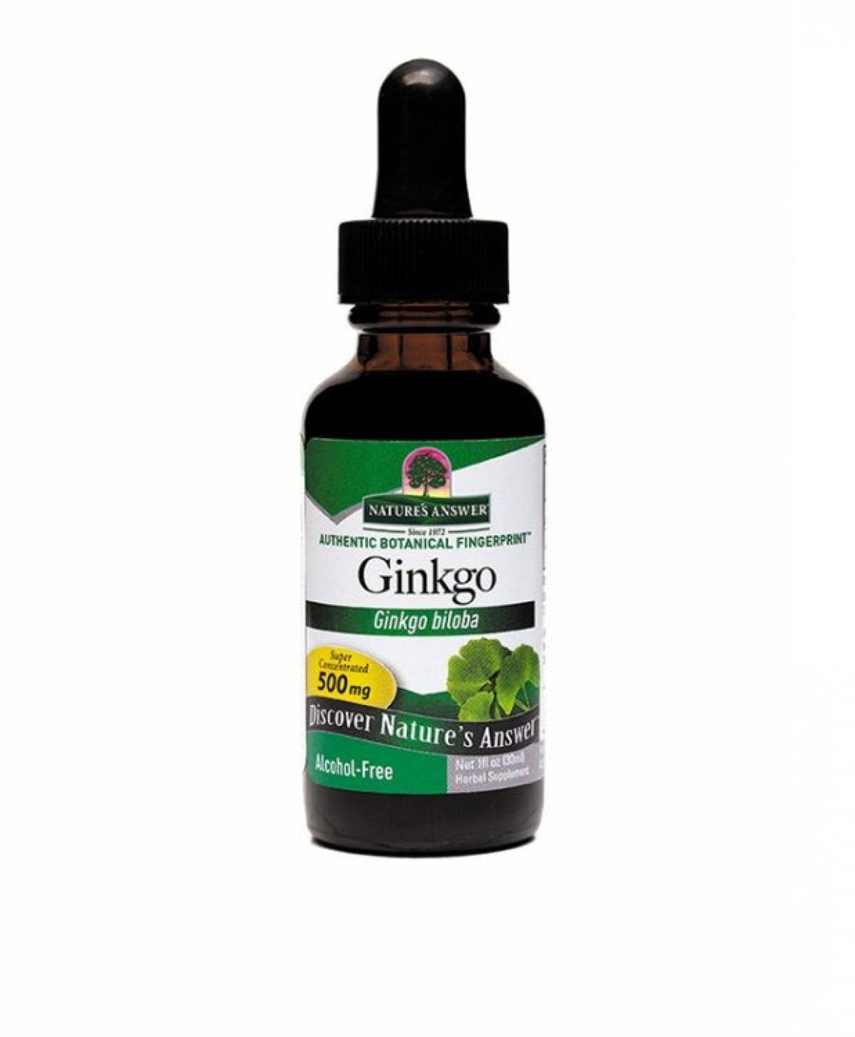 Nature&#39;s Answer Ginkgo Leaf No Alcohol 1 oz Liquid