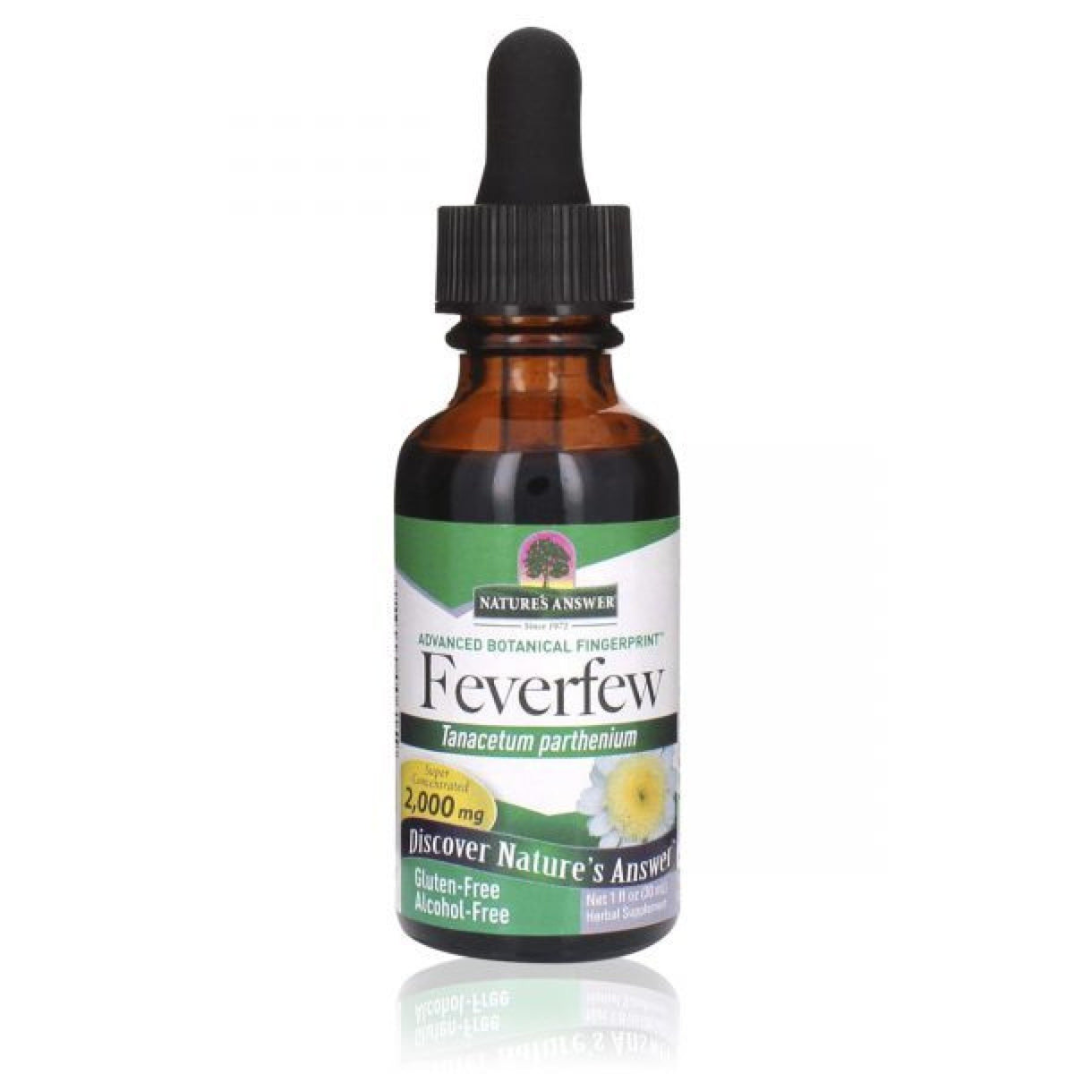 Nature&#39;s Answer Feverfew Extract No Alcohol 1 oz Liquid