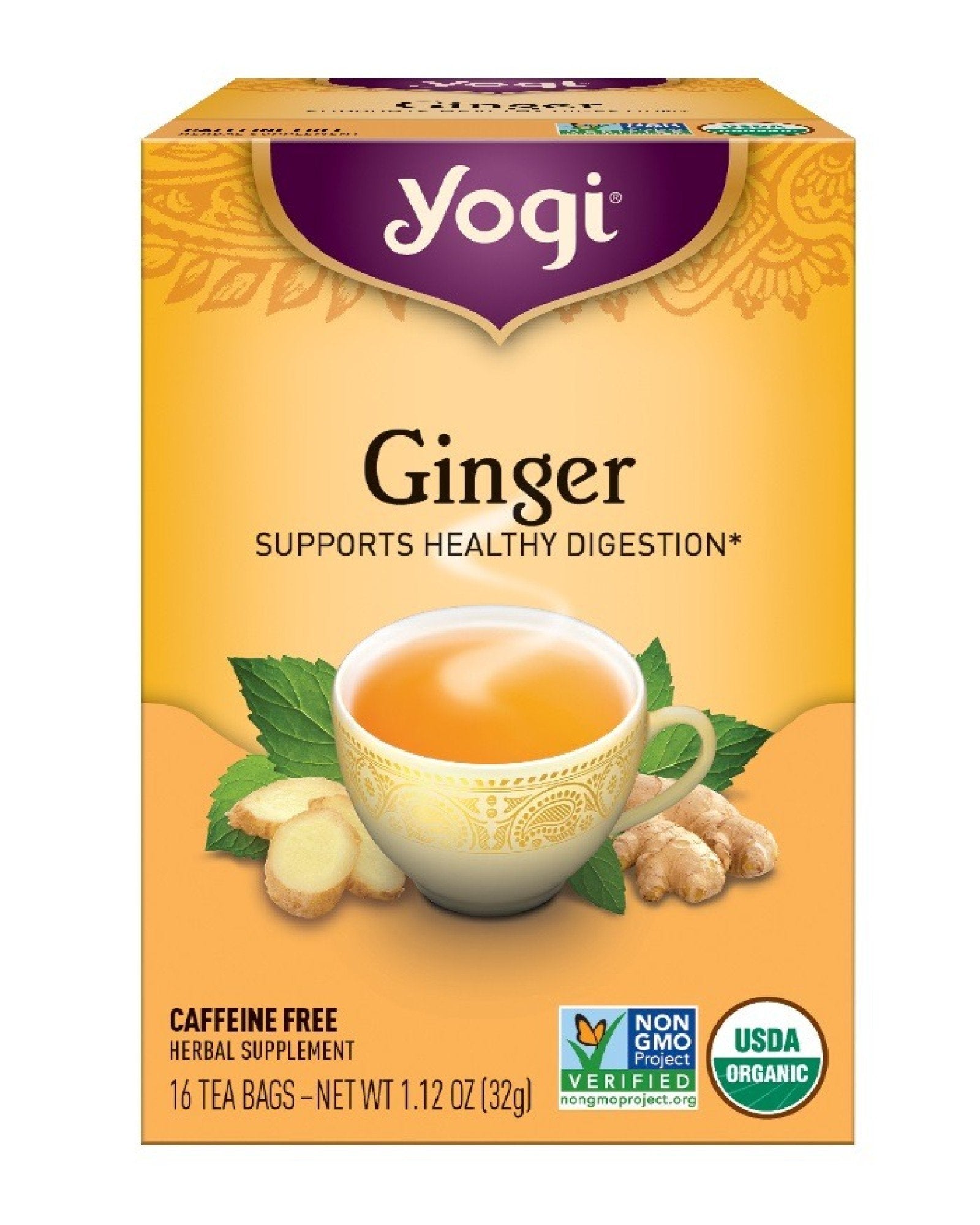 Yogi Teas Ginger Tea 16 Bag