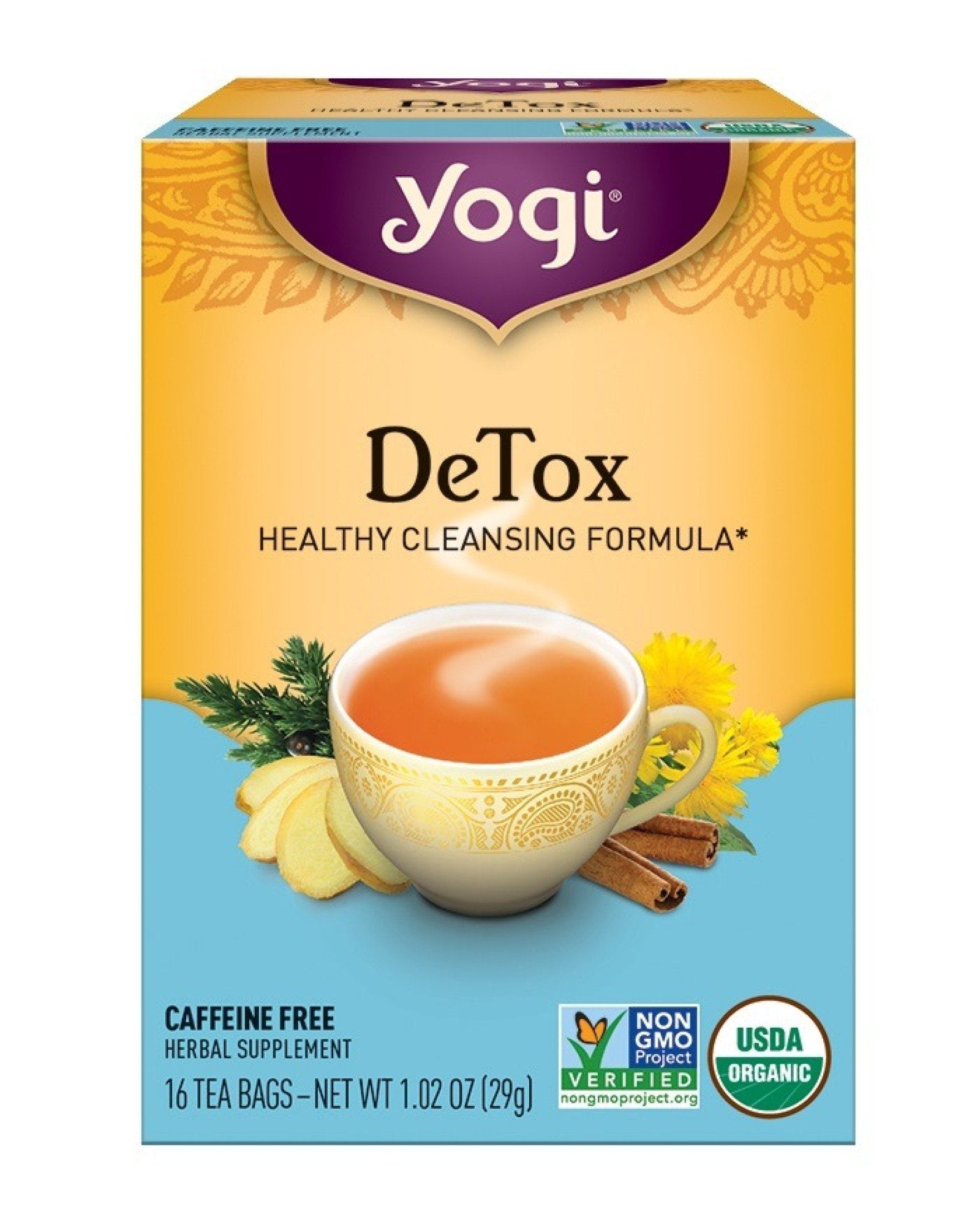 Yogi Teas DeTox Tea 16 Bag