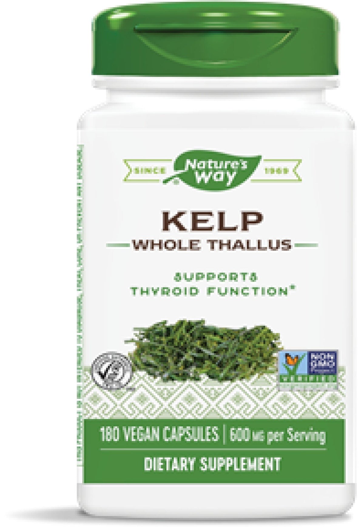 Nature&#39;s Way Kelp 600mg 180 Capsule