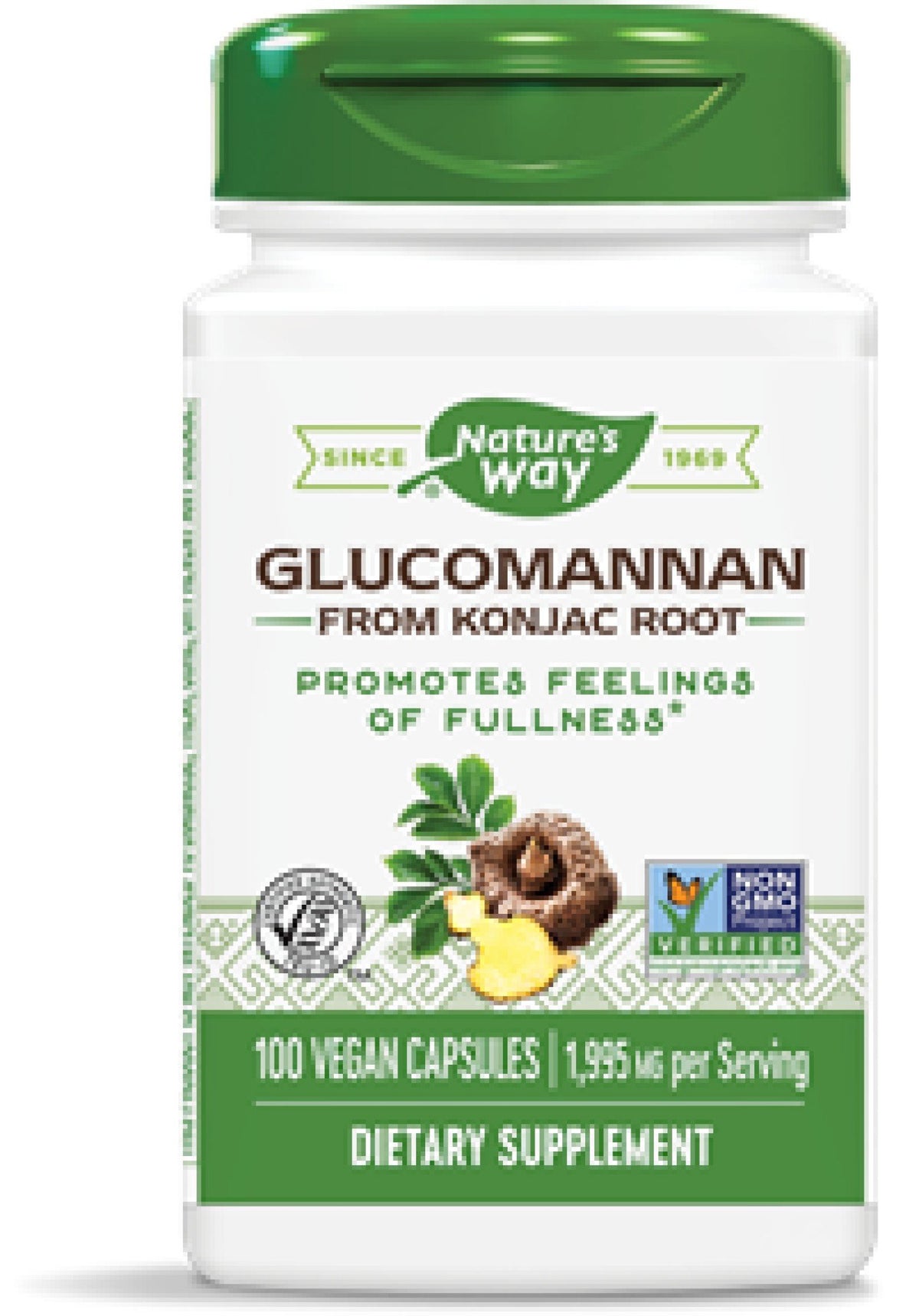 Nature&#39;s Way Glucomannan Root 100 Capsule