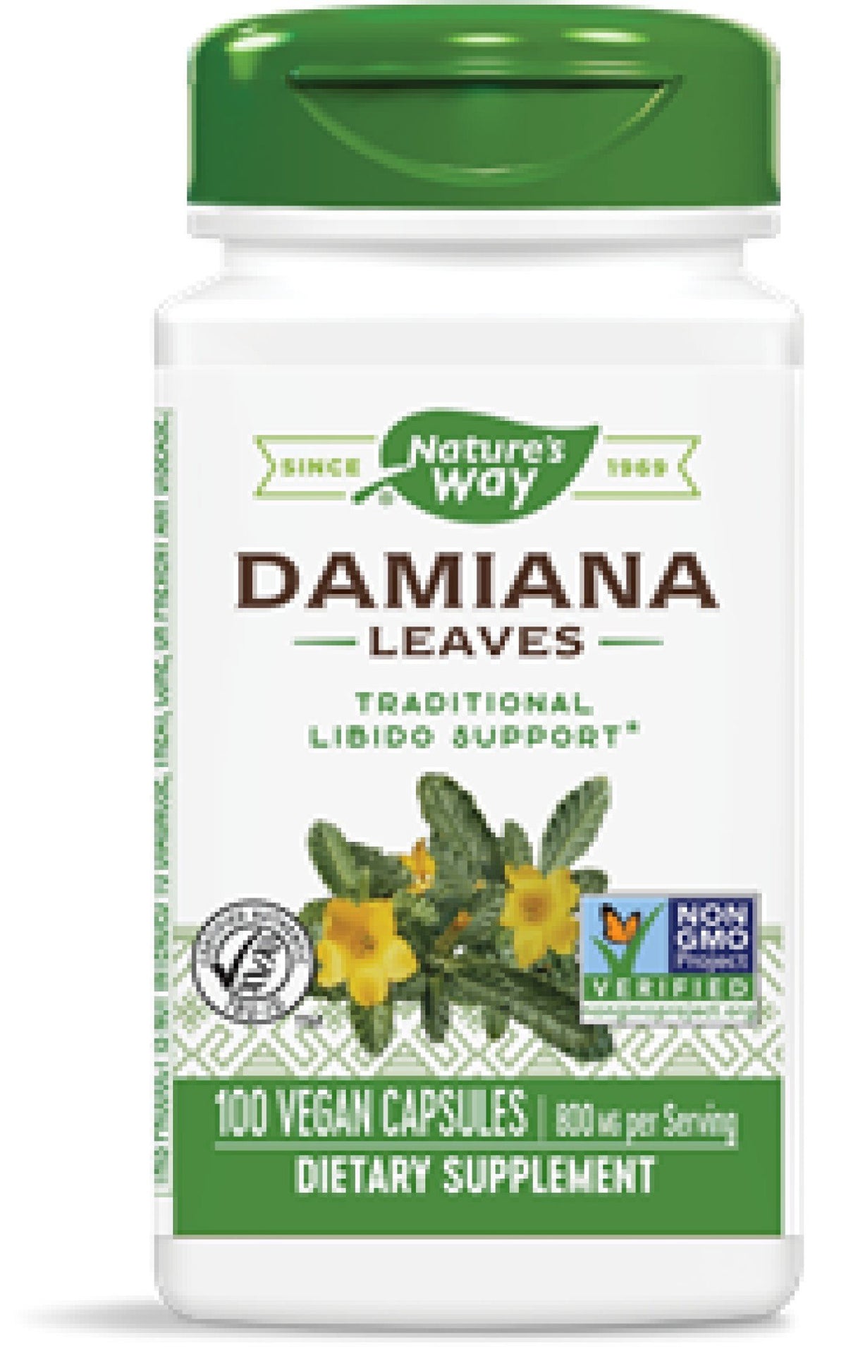 Nature&#39;s Way Damiana Leaves 100 Capsule