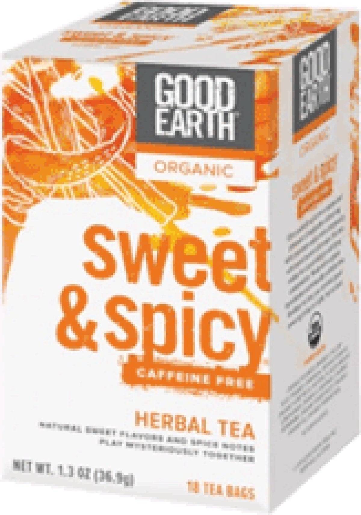 Good Earth Teas Original Sweet &amp; Spicy Herbal Tea -Caffeine Free 18 Bag