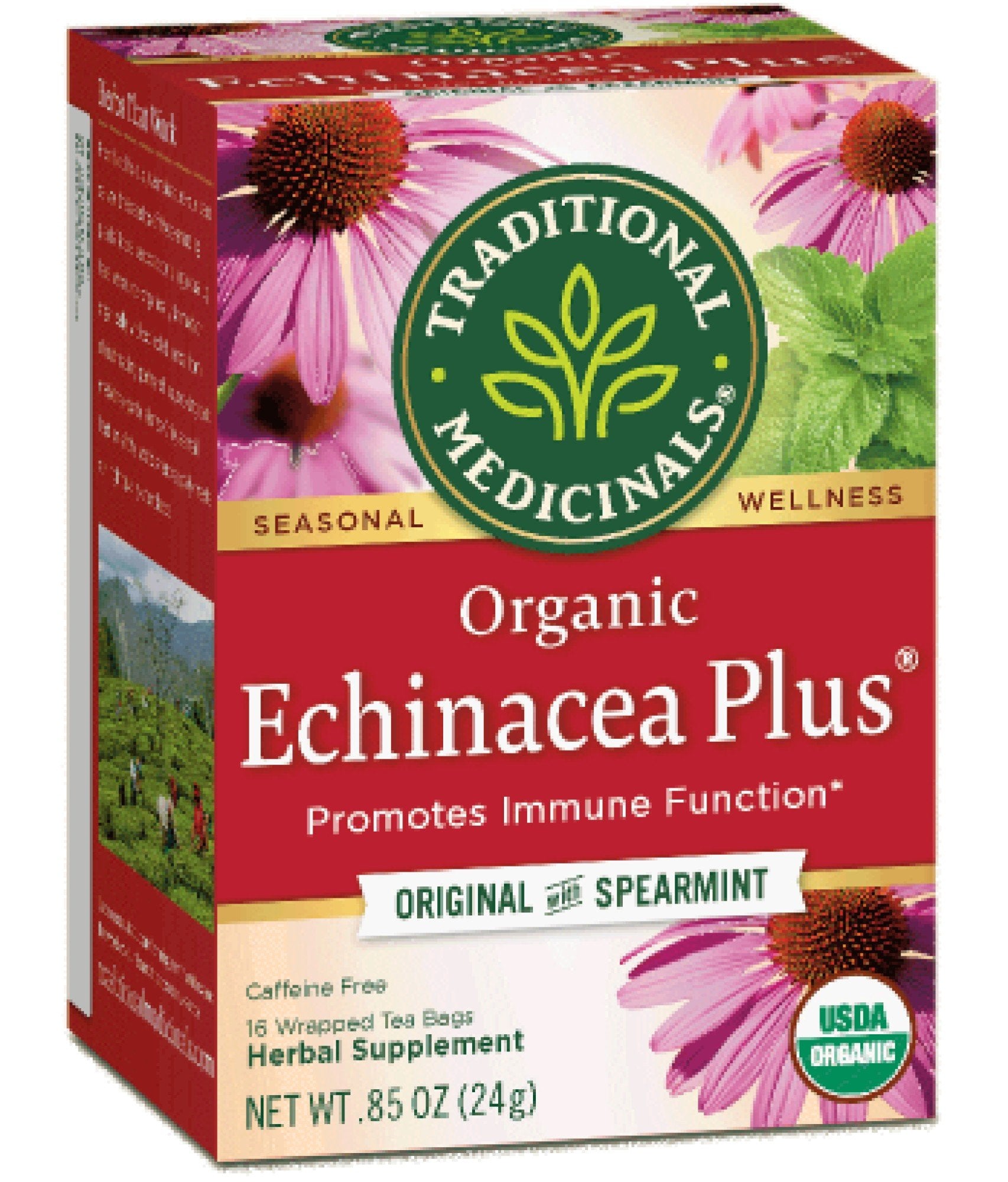 Traditional Medicinals Organic Echinacea Plus Tea 16 Bag