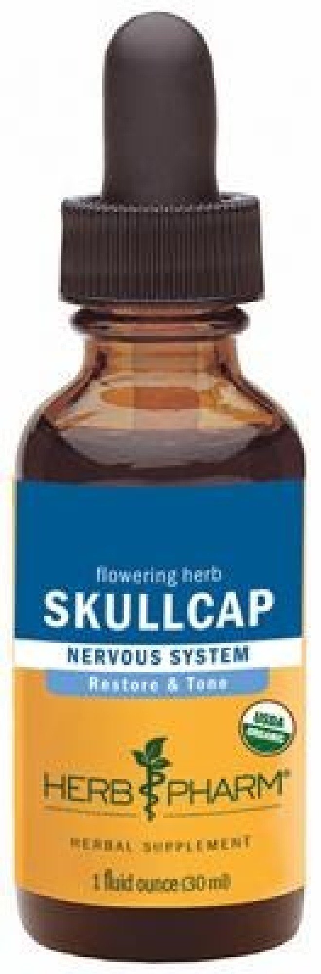 Herb Pharm Skullcap Glycerite (Alcohol-Free) 1 oz Liquid