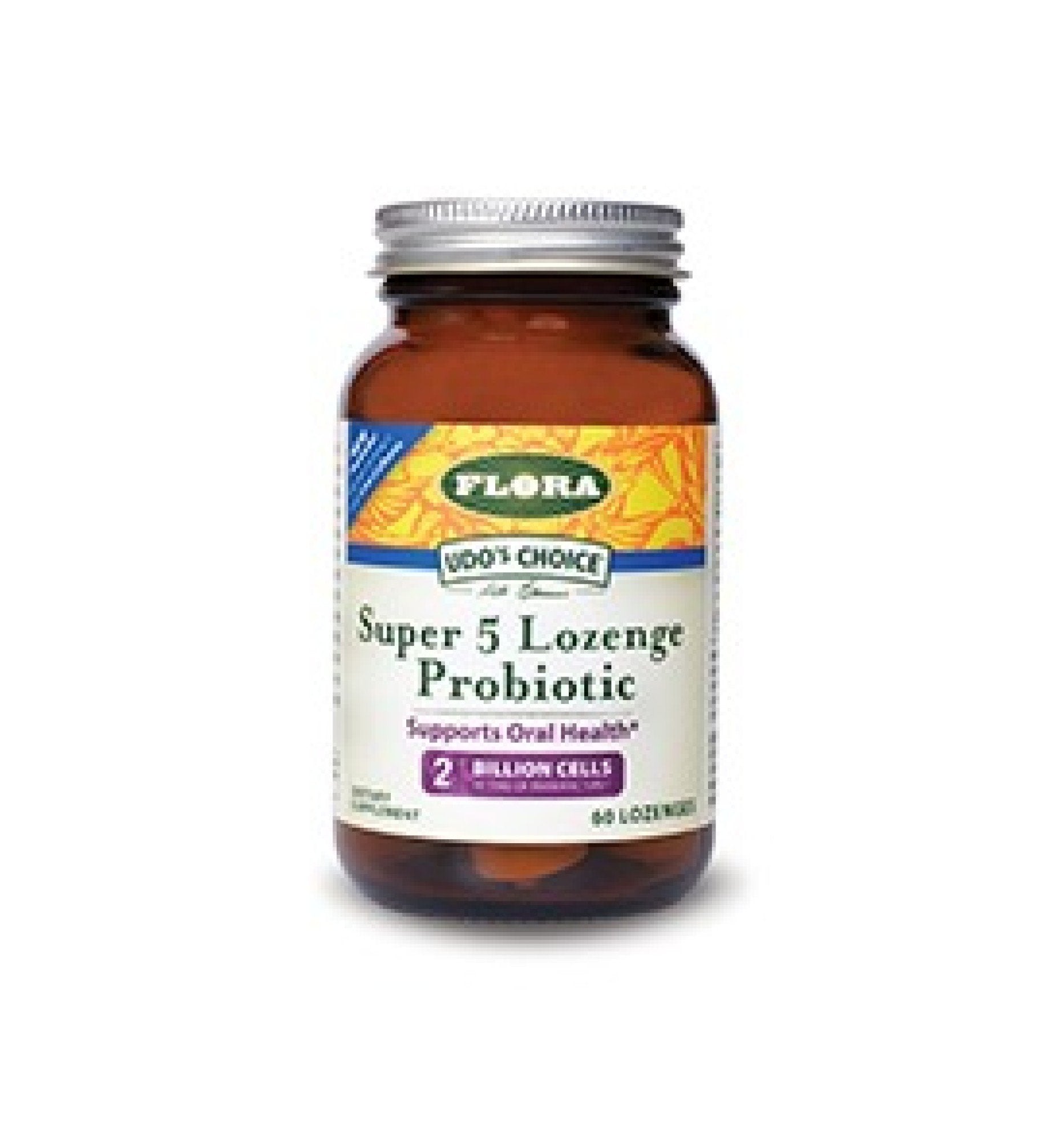 Flora Inc Udo's Choice Super 5 Probiotic 60 Lozenge