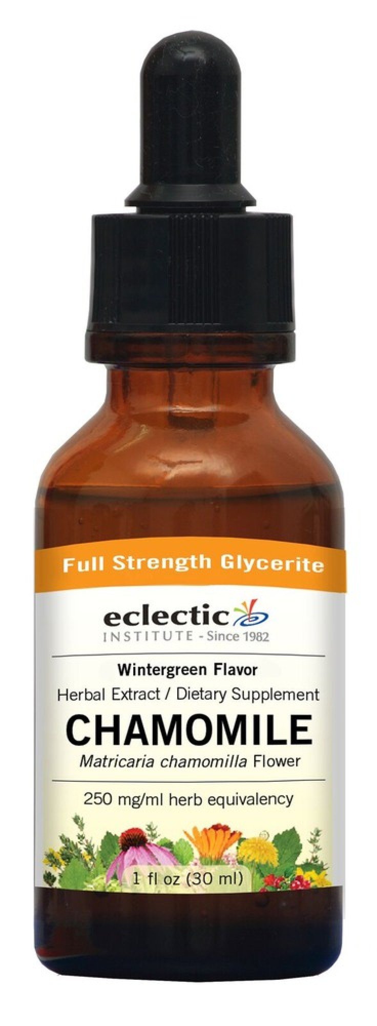 Eclectic Herb Chamomile-Wintergreen No Alcohol Glycerite 1 oz Liquid