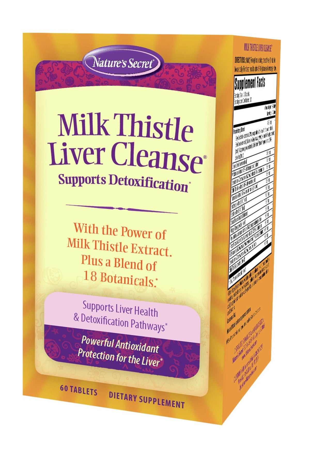 Nature's Secret Milk Thistle Liver Cleanse 60 Tablet