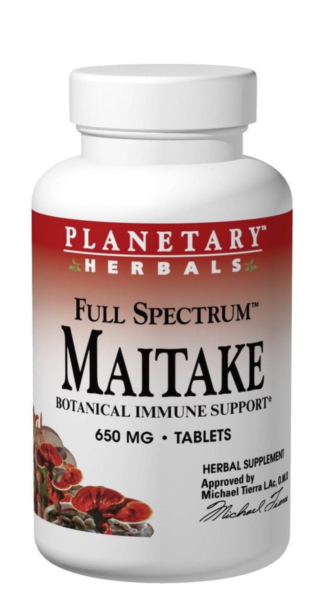 Planetary Herbals Full Spectrum Maitake Mushroom 600mg 60 Tablet