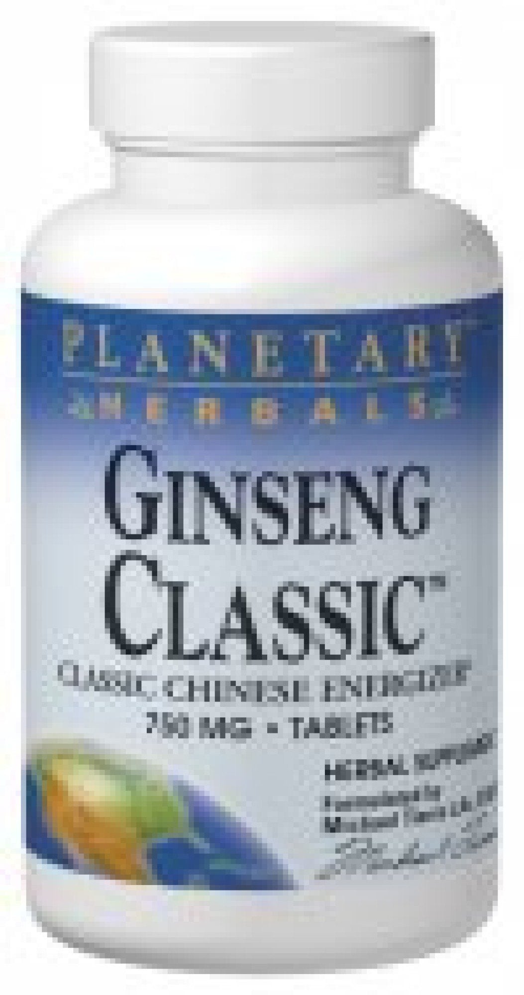 Planetary Herbals Ginseng Classic 750mg 120 Tablet