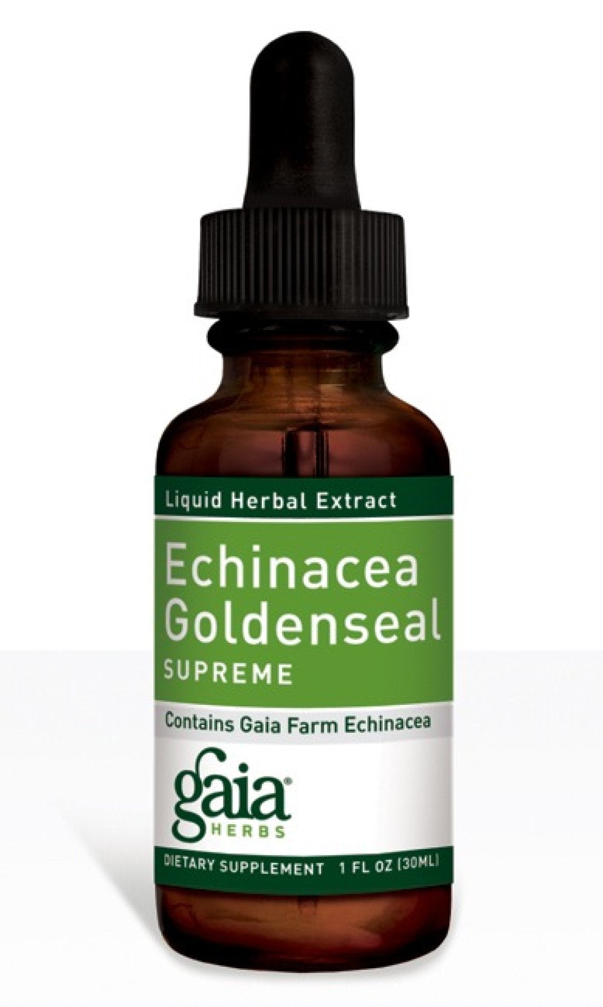 Gaia Herbs Echinacea/Goldenseal Supreme Extract 1 oz Liquid