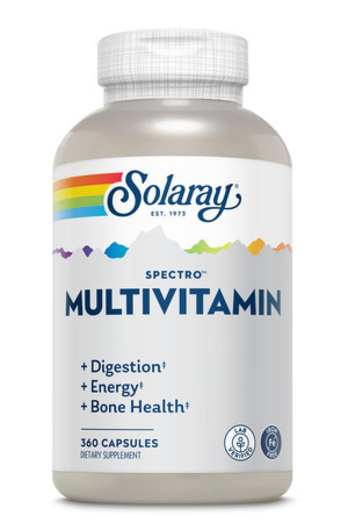 Solaray Iron-Free Spectro Multi-Vita-Min 360 Capsule