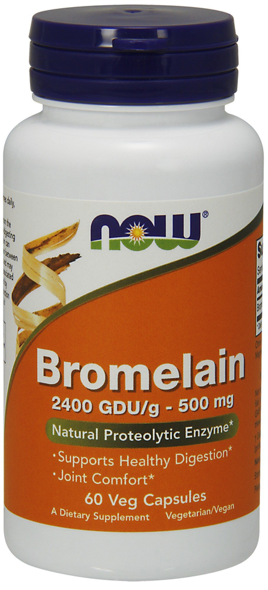 Now Foods Bromelain 2,400 GDU - 500mg 60 VegCap