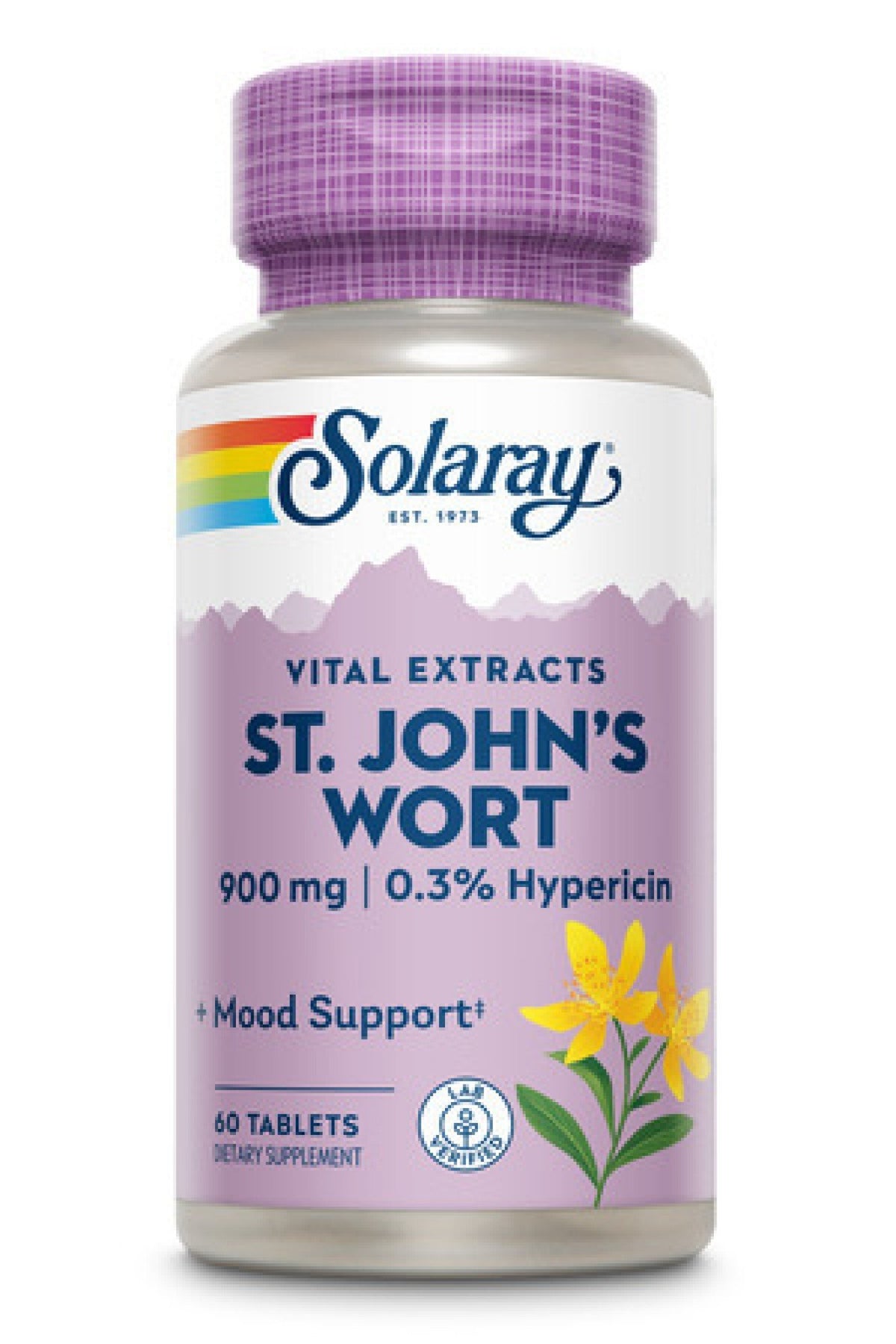 Solaray One Daily St. John&#39;s Wort 60 Tablet