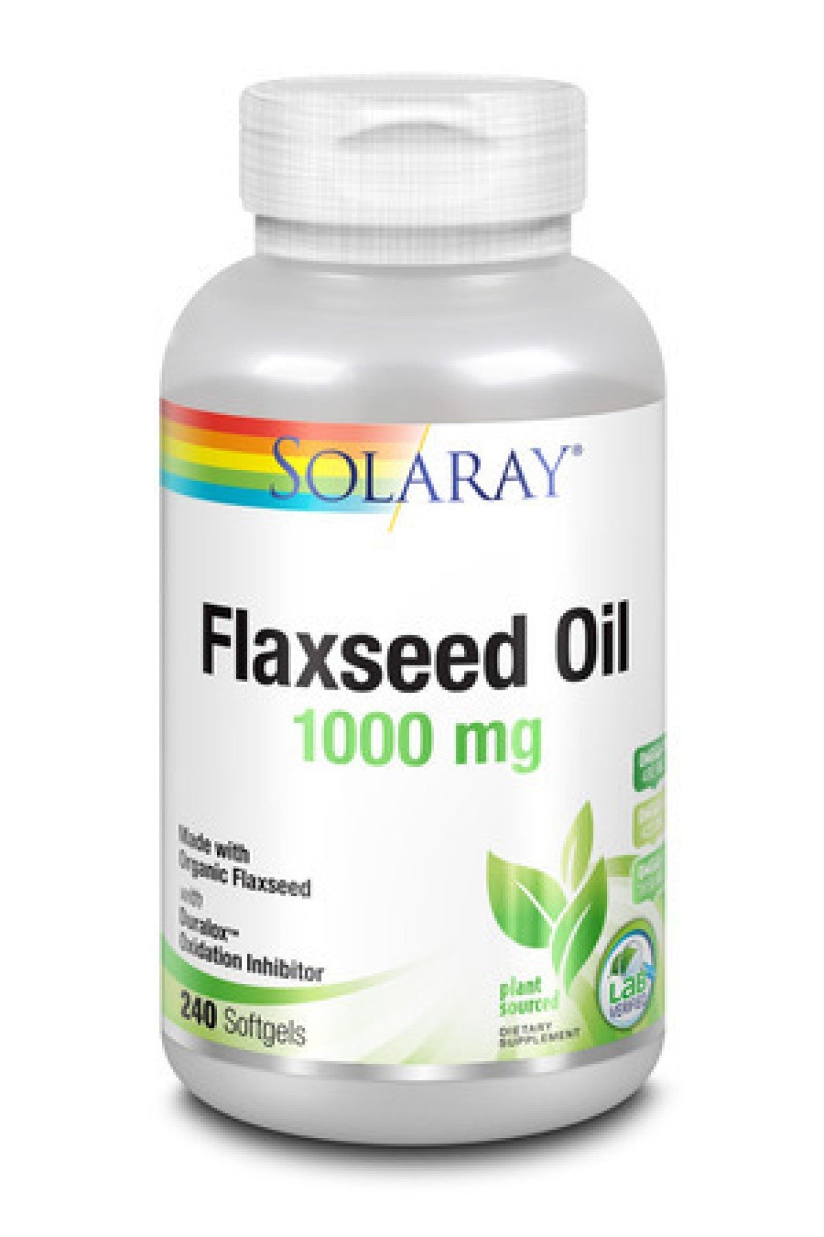 Solaray Flaxseed Oil 1000mg 240 Softgel