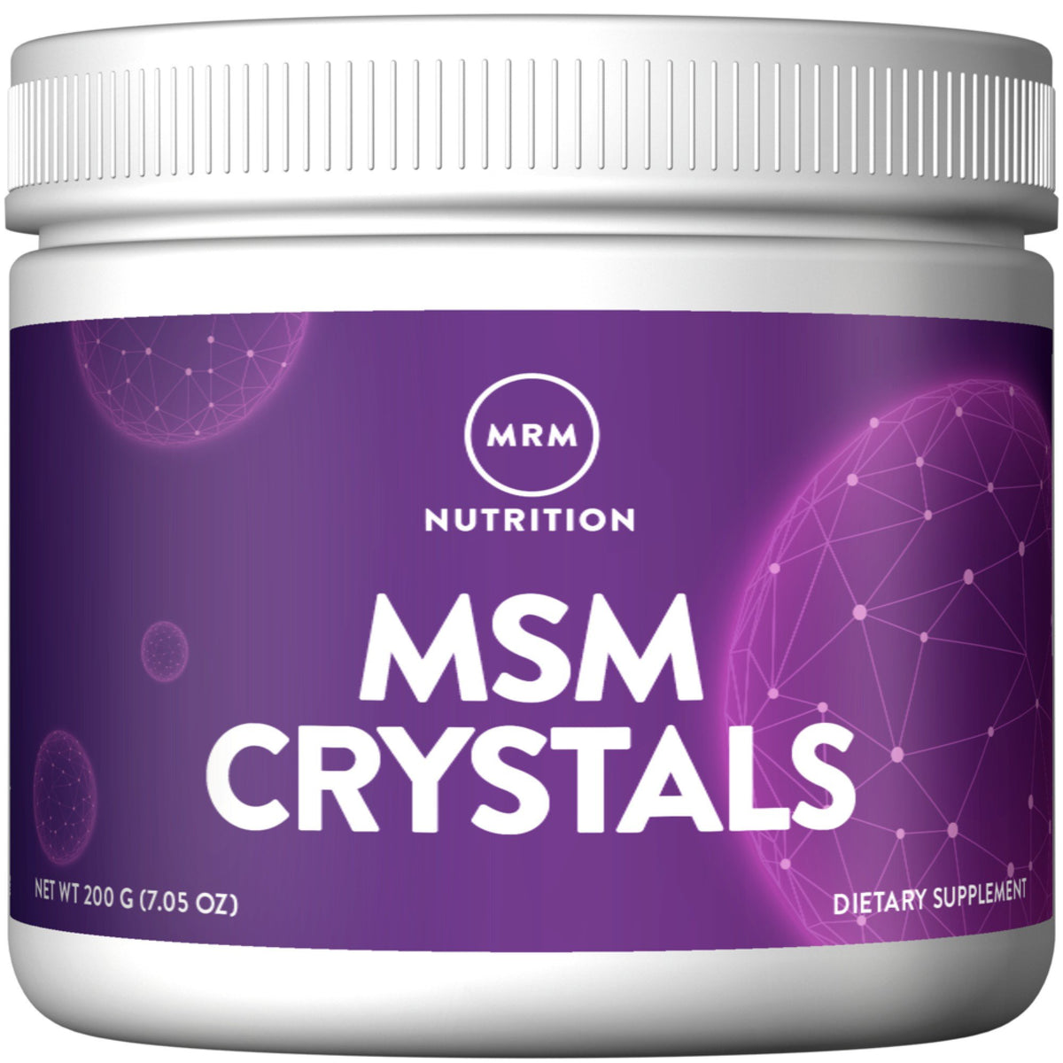 MRM (Metabolic Response Modifiers) MSM Crystals 200 g Powder