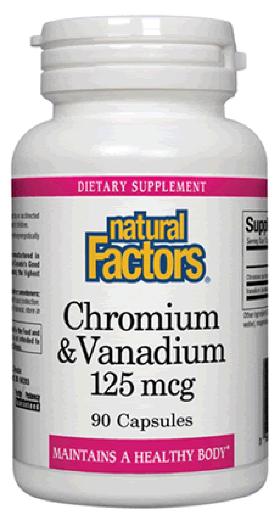 Natural Factors Chromium & Vanadium (100mcg/25mcg) 90 Capsule