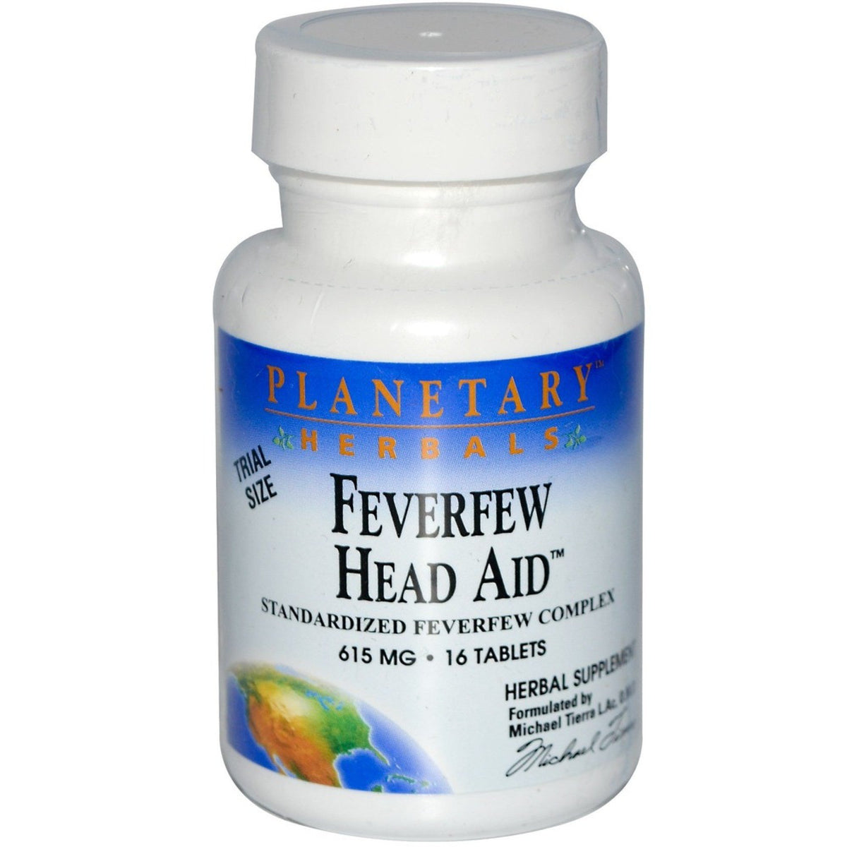 Planetary Herbals Feverfew Head Aid 16 Tablet