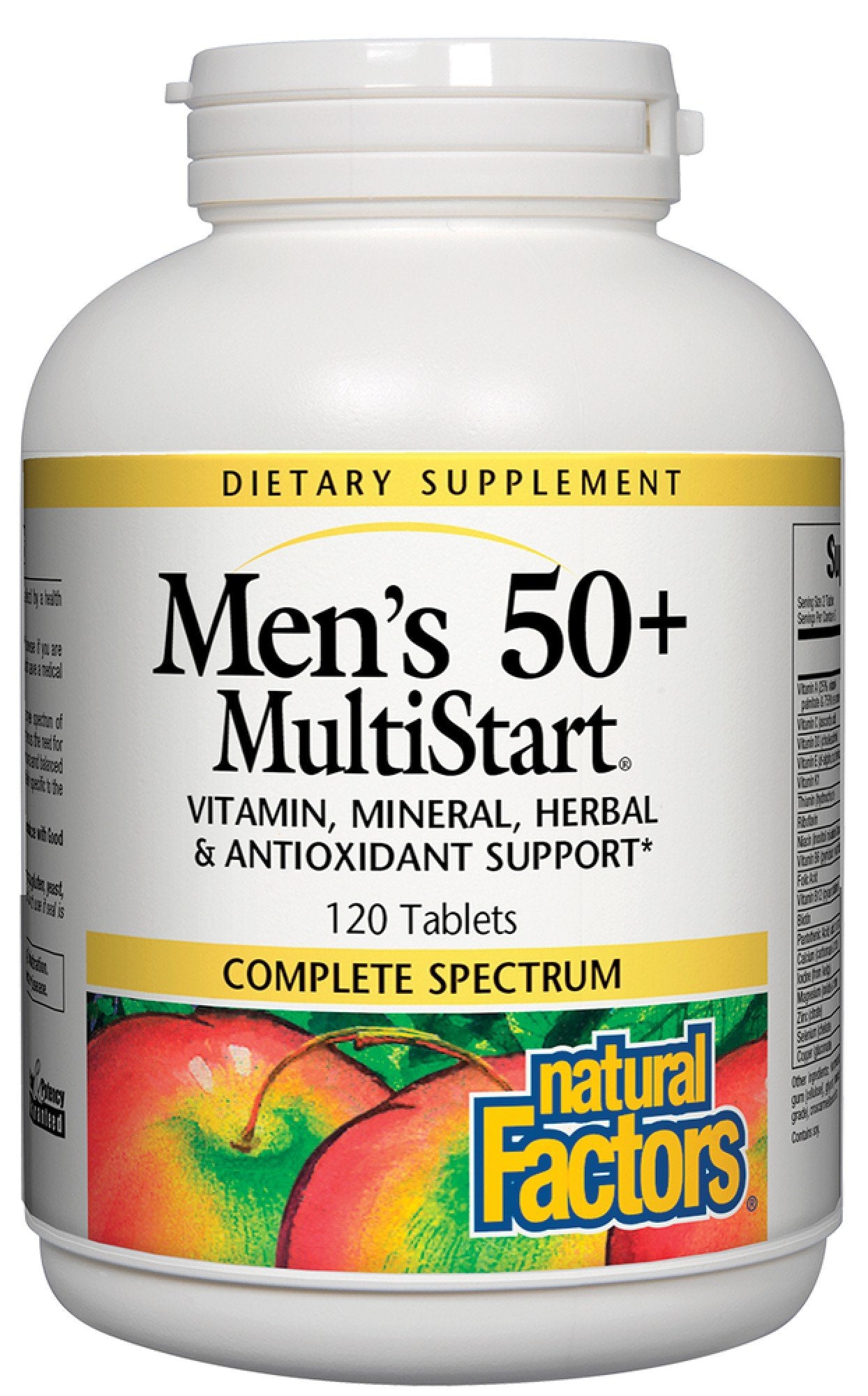 Natural Factors Multi-Start Men's 50+ 120 Tablet