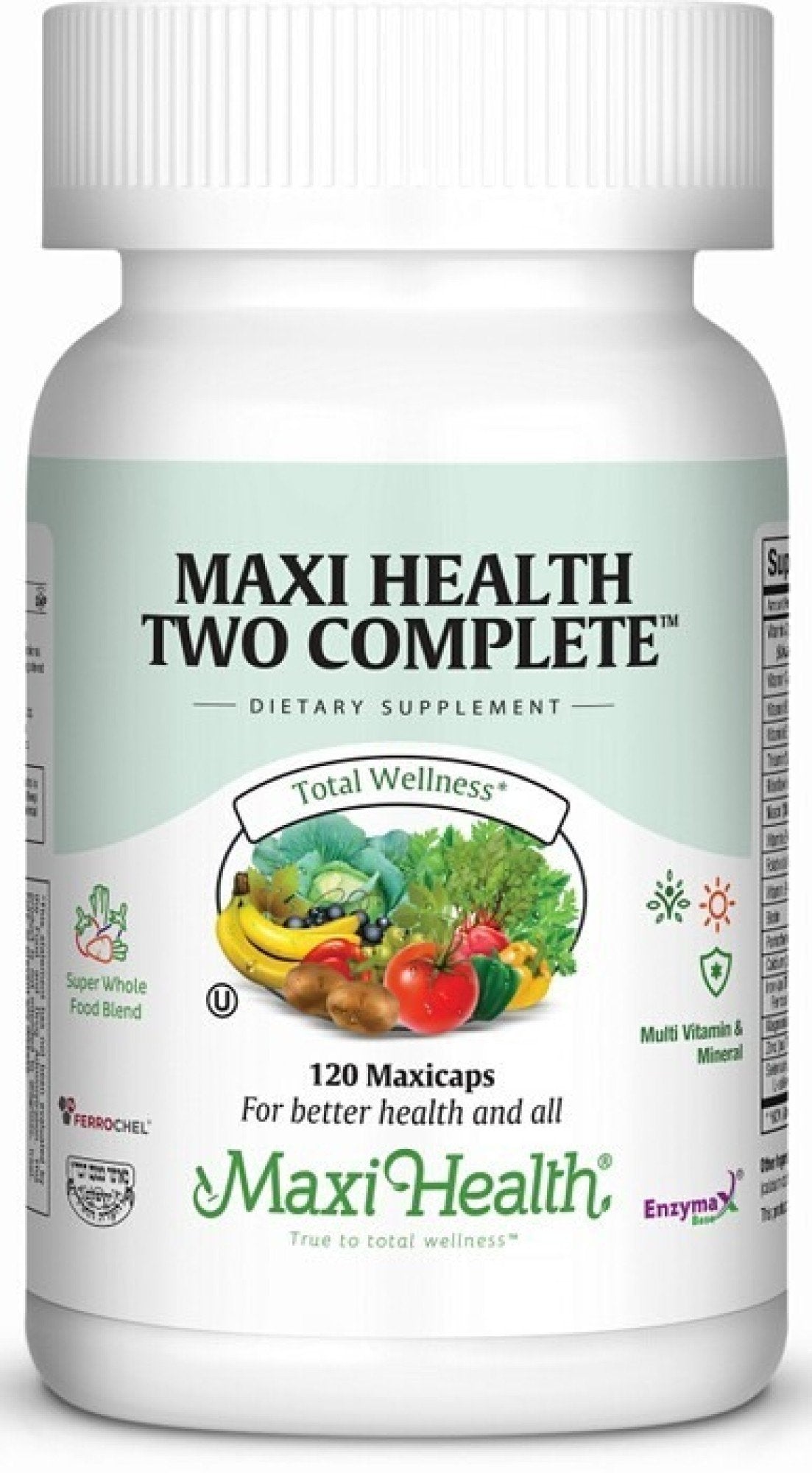 Maxi-Health Maxi Two Complete - Vegetarian 120 VegCap