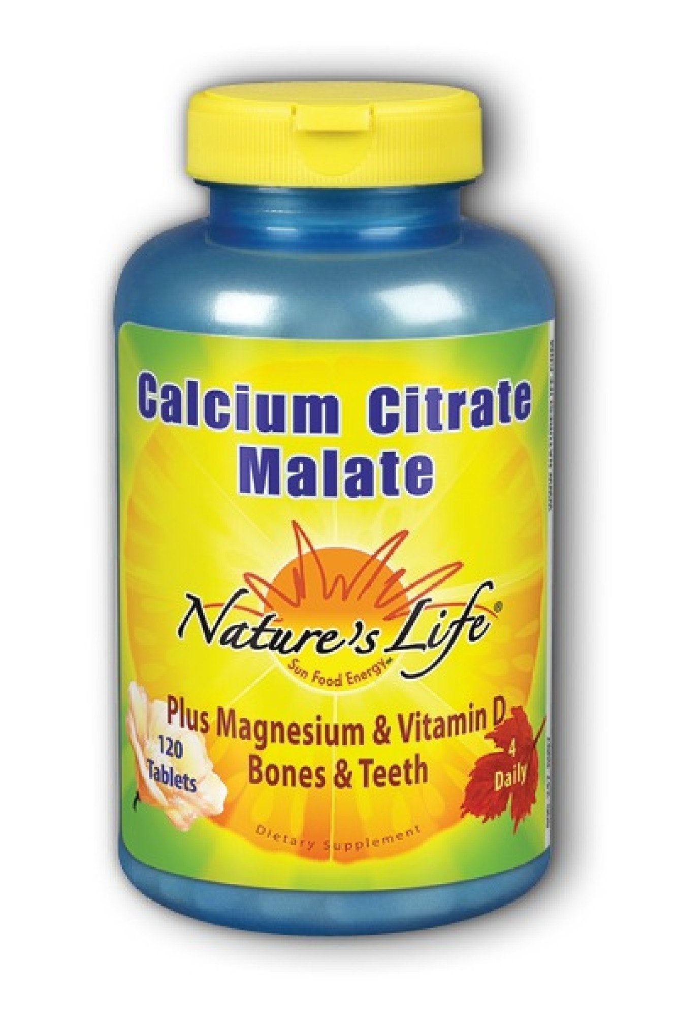 Natures Life Calcium Citrate/Malate - Vegetarian 120 Tablet