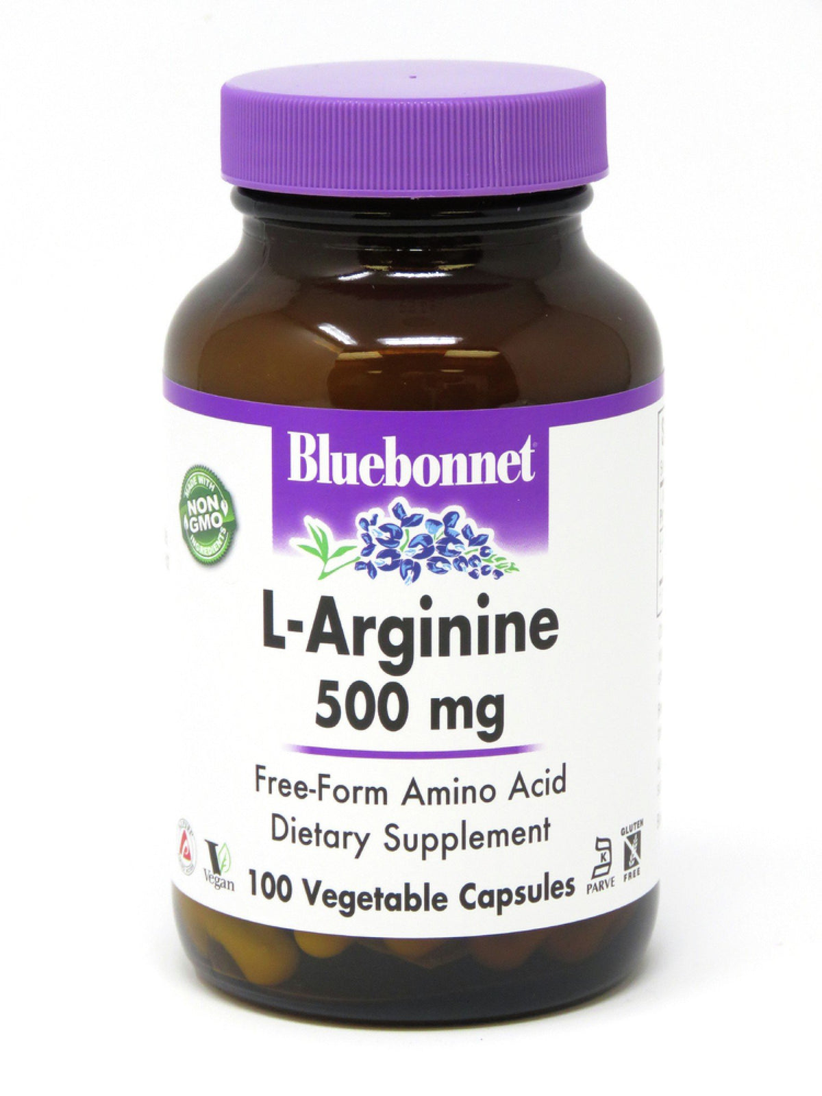 Bluebonnet L-Arginine 500mg 100 VegCap