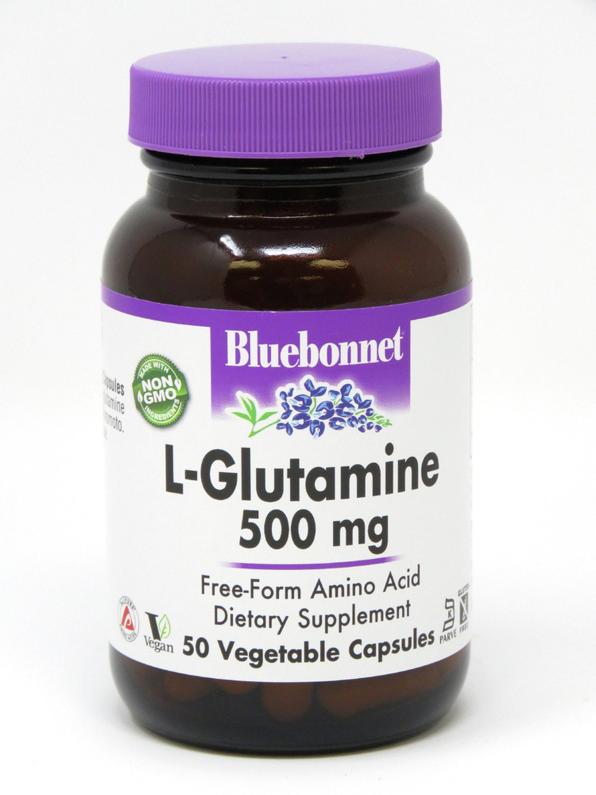 Bluebonnet L-Glutamine 500mg 50 VegCaps