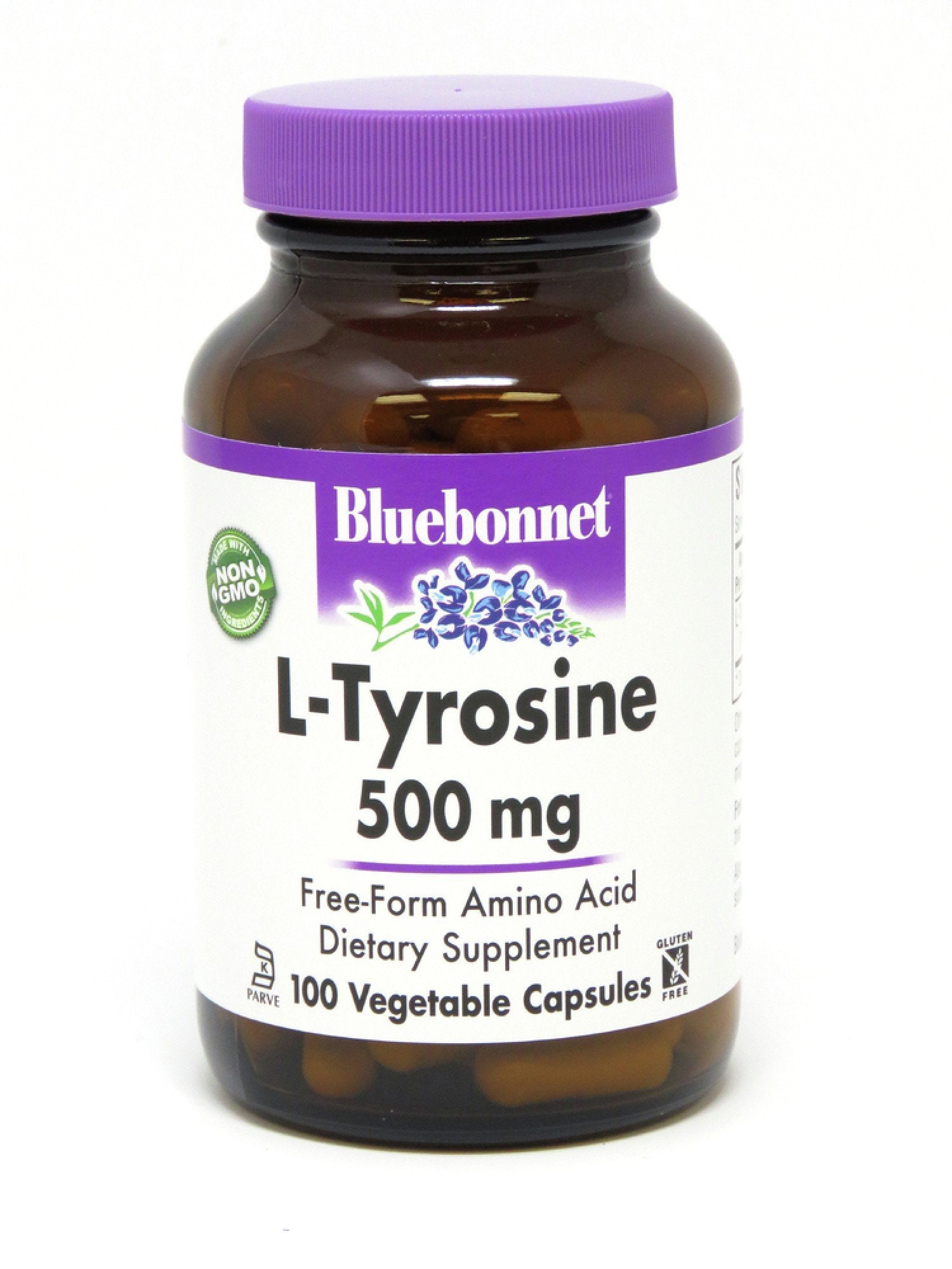 Bluebonnet L-Tyrosine 500mg 100 VegCaps