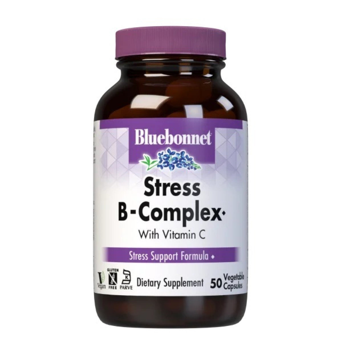 Bluebonnet Stress B-Complex 50 VegCaps