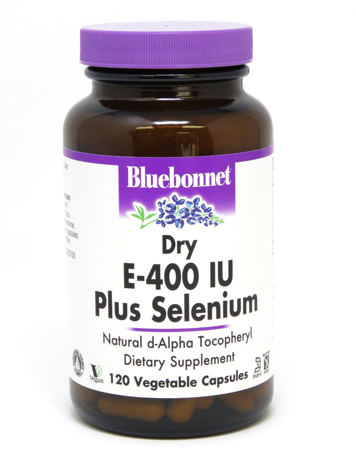 Bluebonnet Dry E 400IU Plus Selenium 120 VegCaps