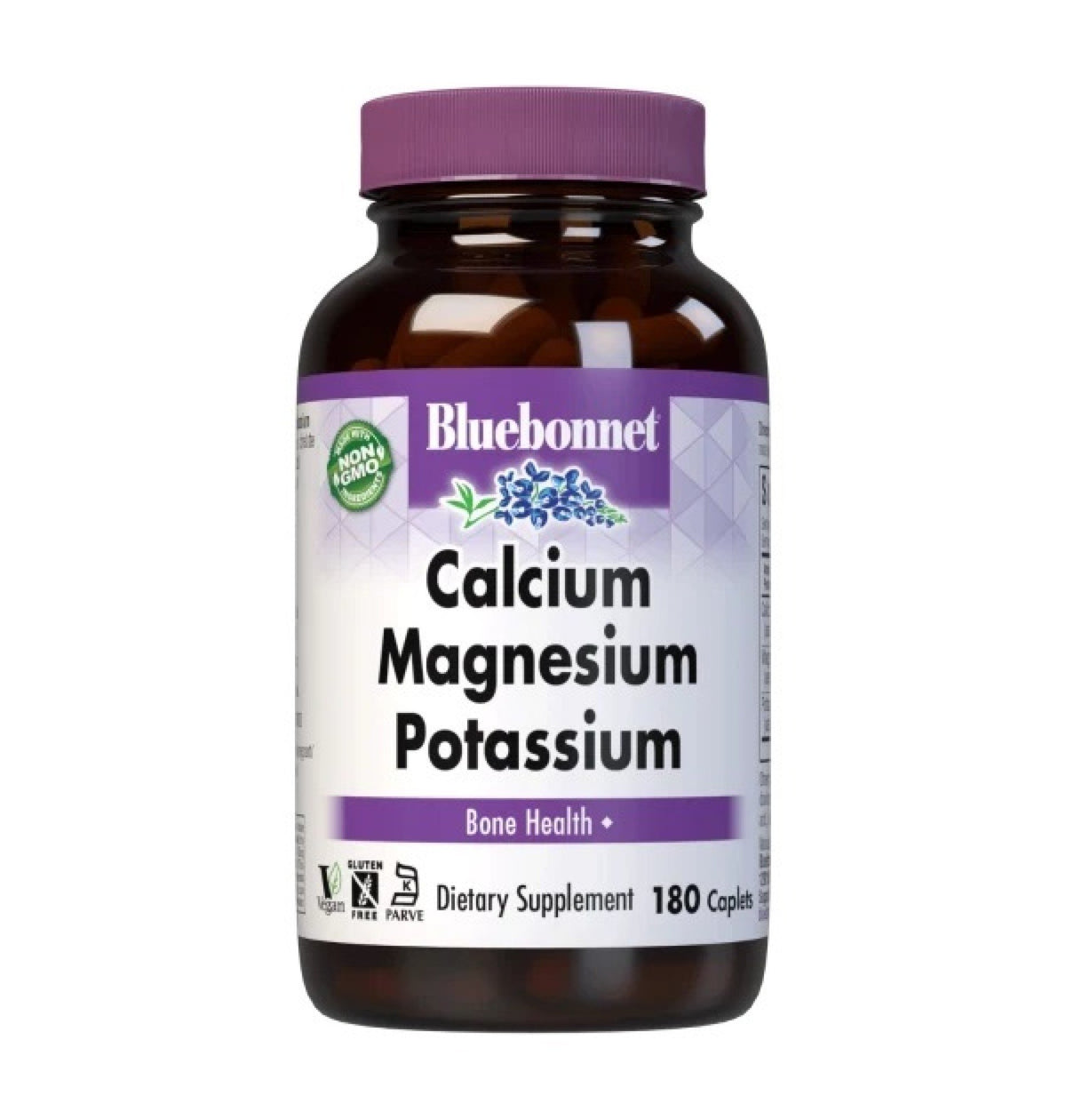 Bluebonnet Calcium Citrate Magnesium Potassium 180 Caplet