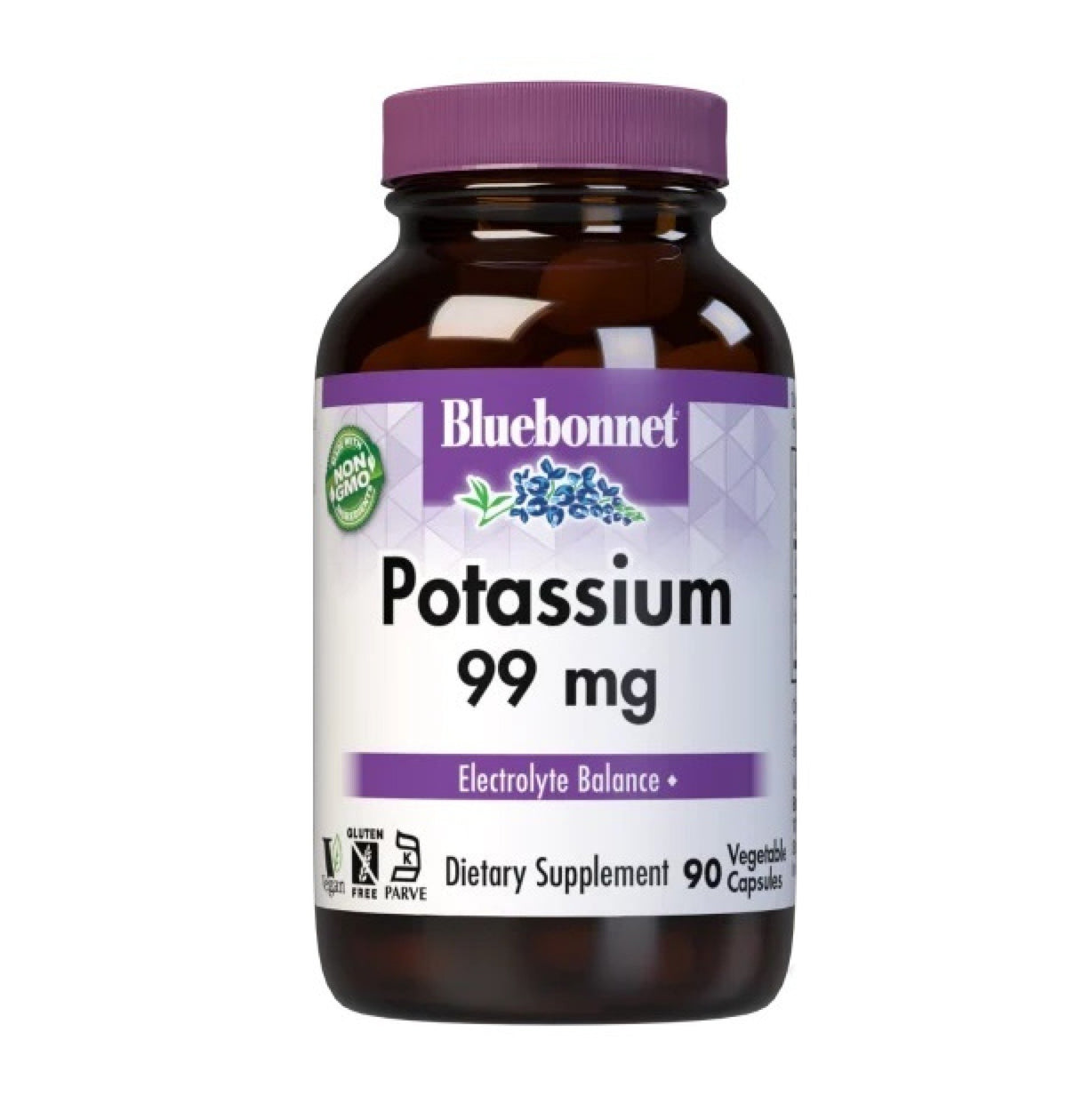 Bluebonnet Potassium 99mg 90 Capsule