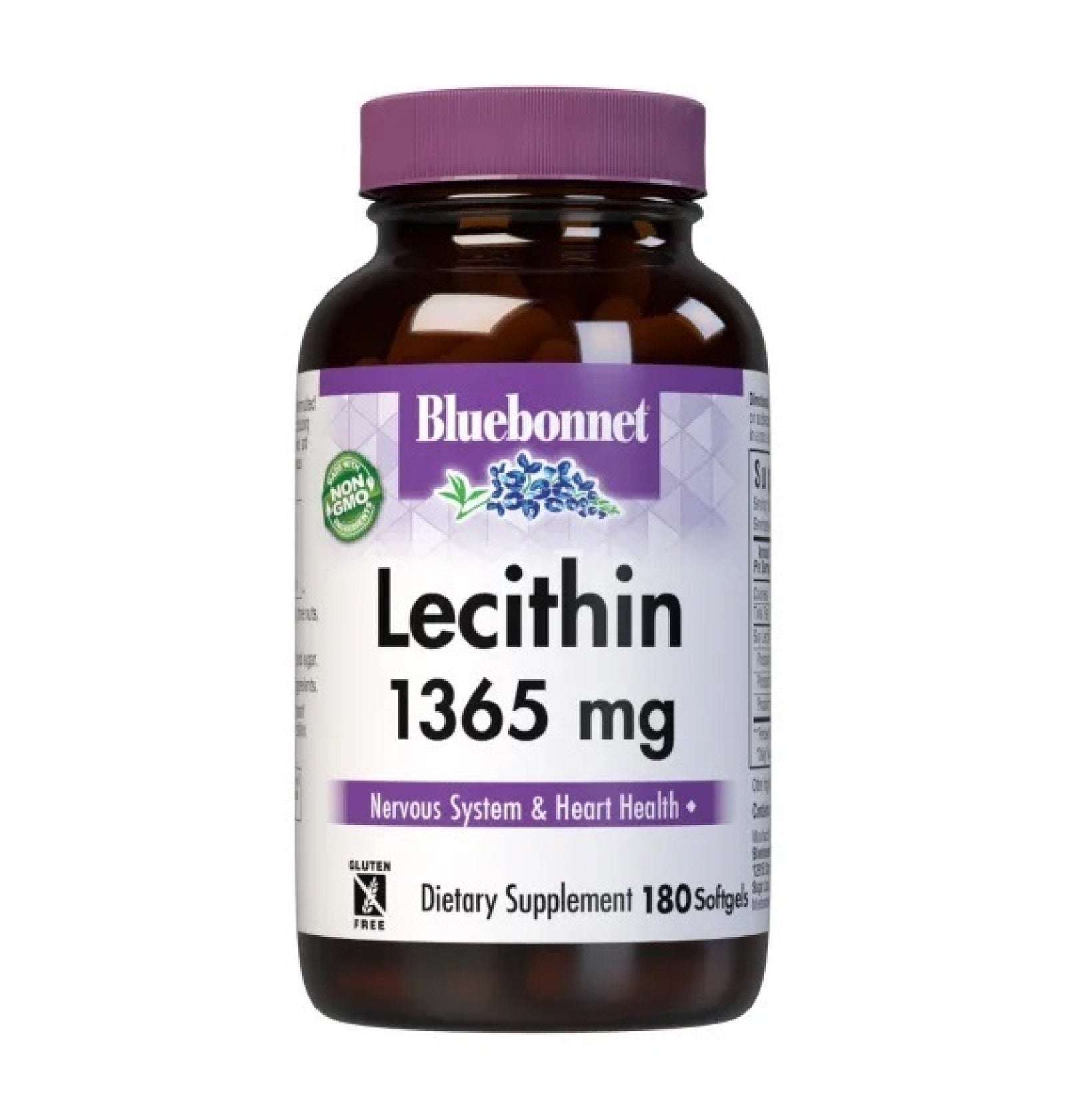 Bluebonnet Lecithin 1365mg 180 Softgel