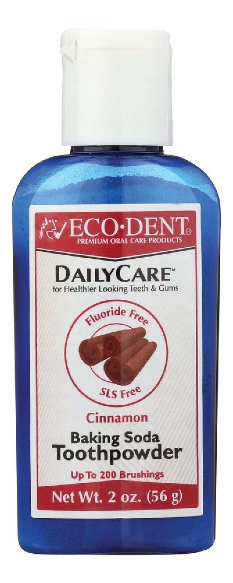 Eco-Dent DailyCare Toothpowder-Cinnamon 2 oz Powder