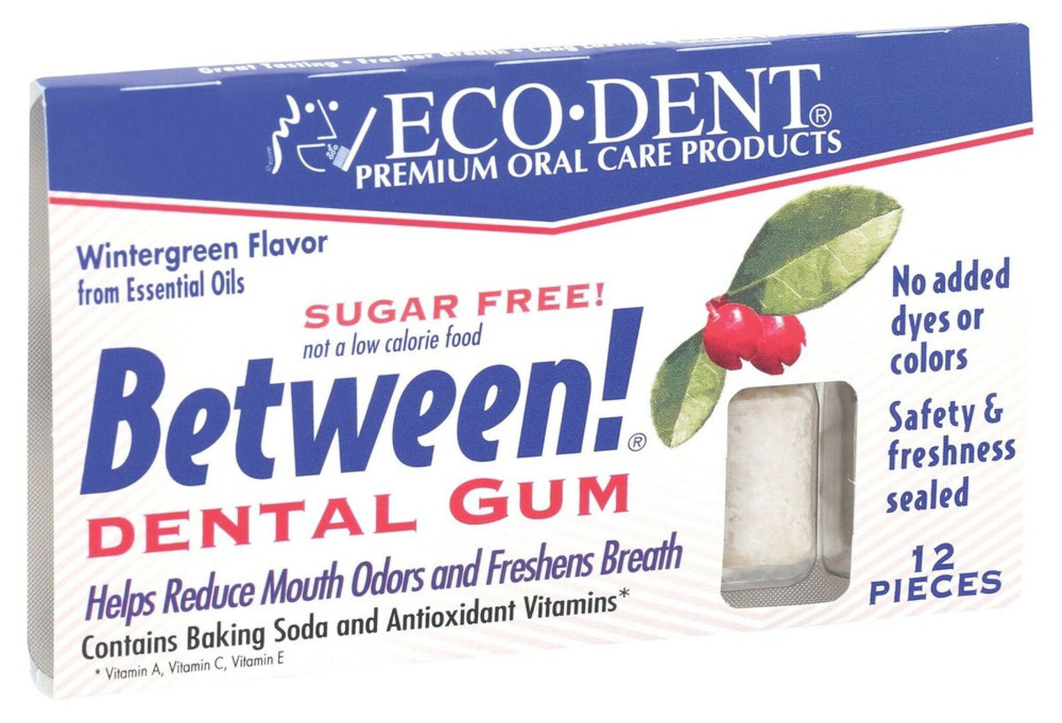 Eco-Dent Between! Dental Gum-Wintergreen 12 Gum