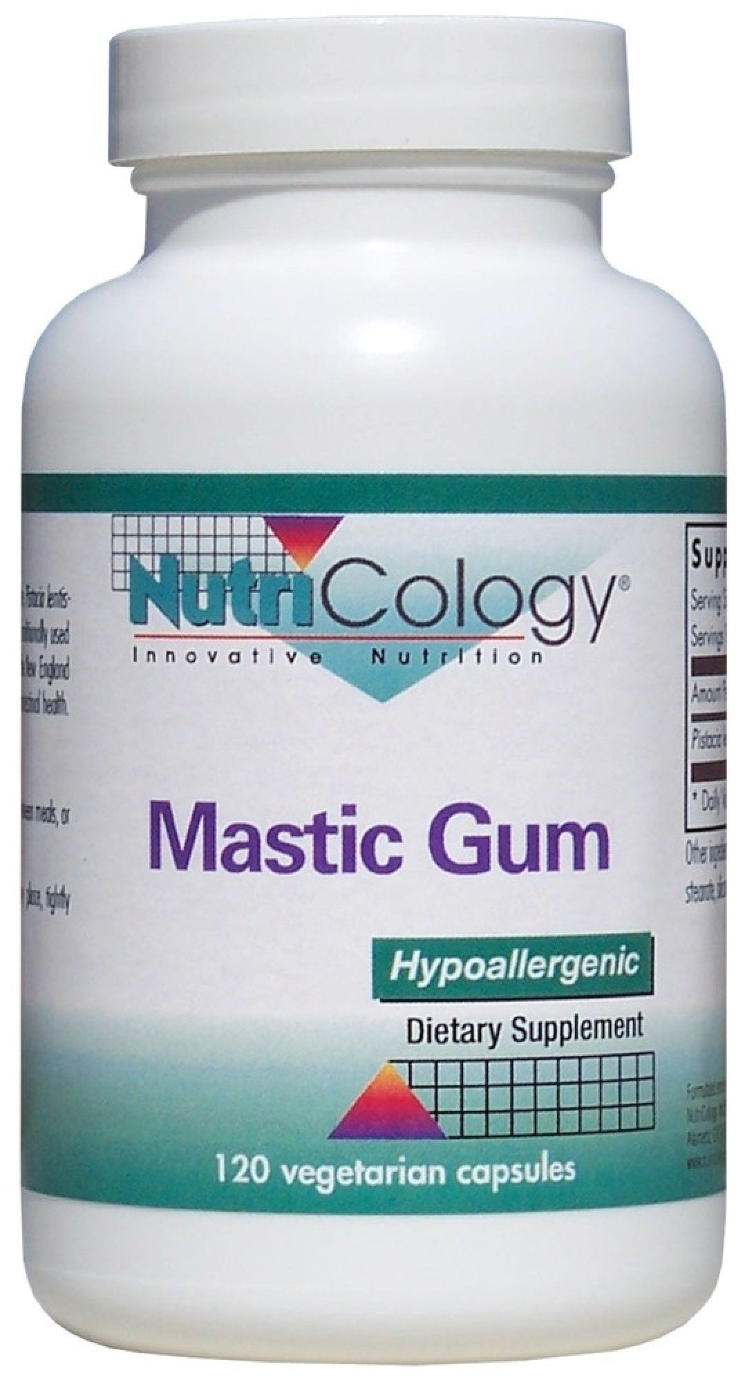 NutriCology Mastic Gum -- 120 Vegetarian Capsules - Vitacost