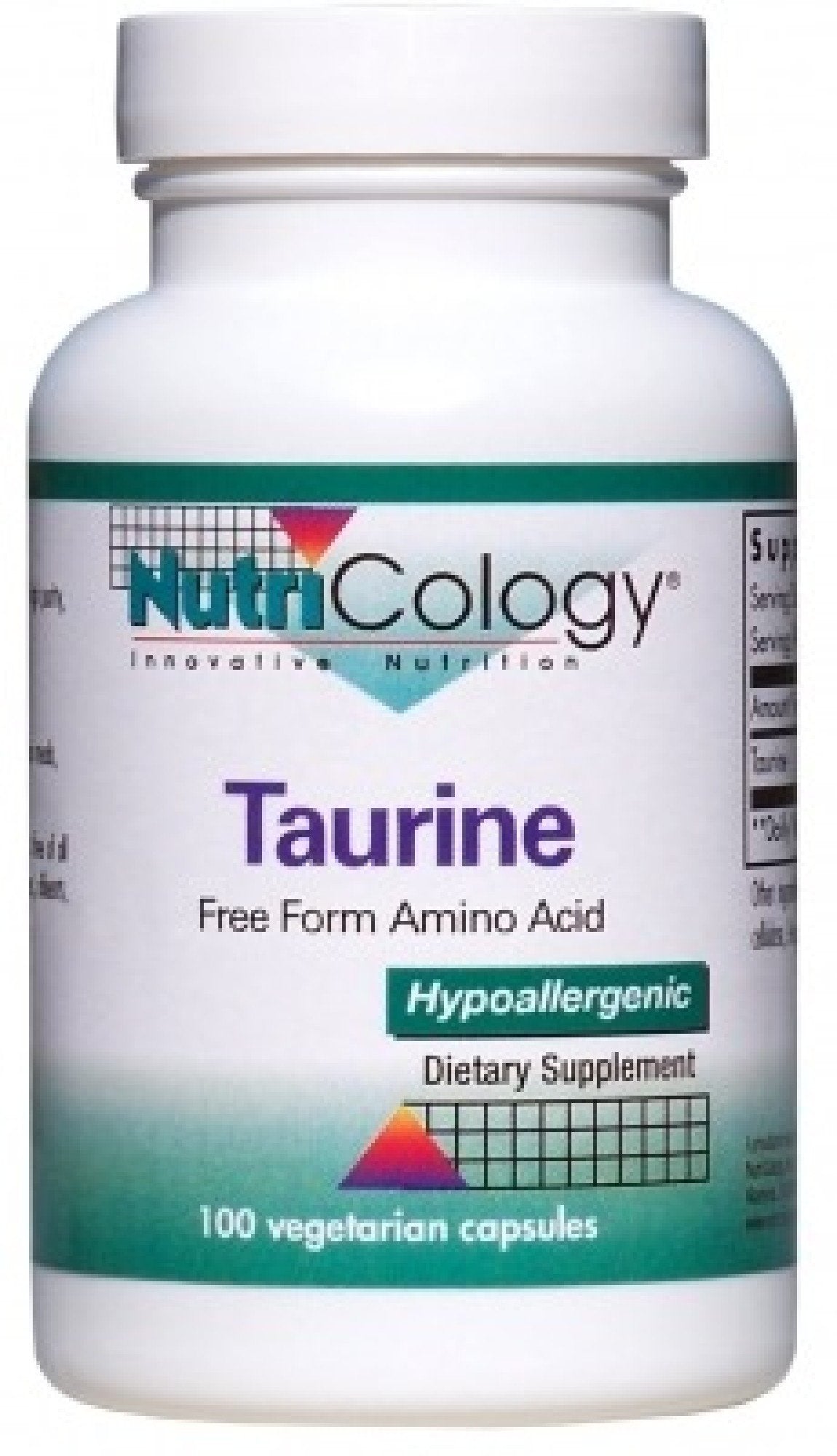 Nutricology Taurine 500 mg 100 VegCap