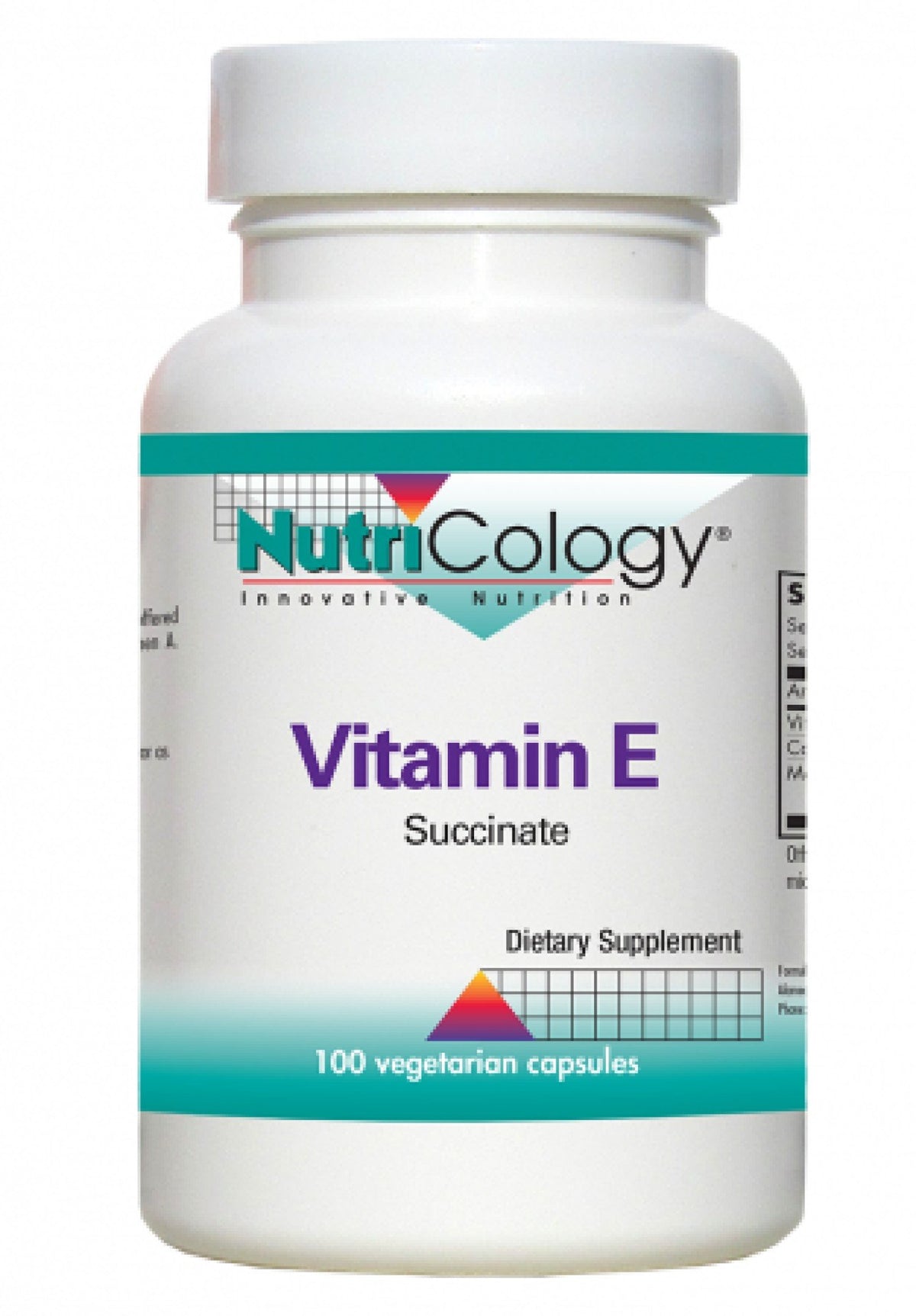Nutricology Vitamin E Succinate 100 VegCap
