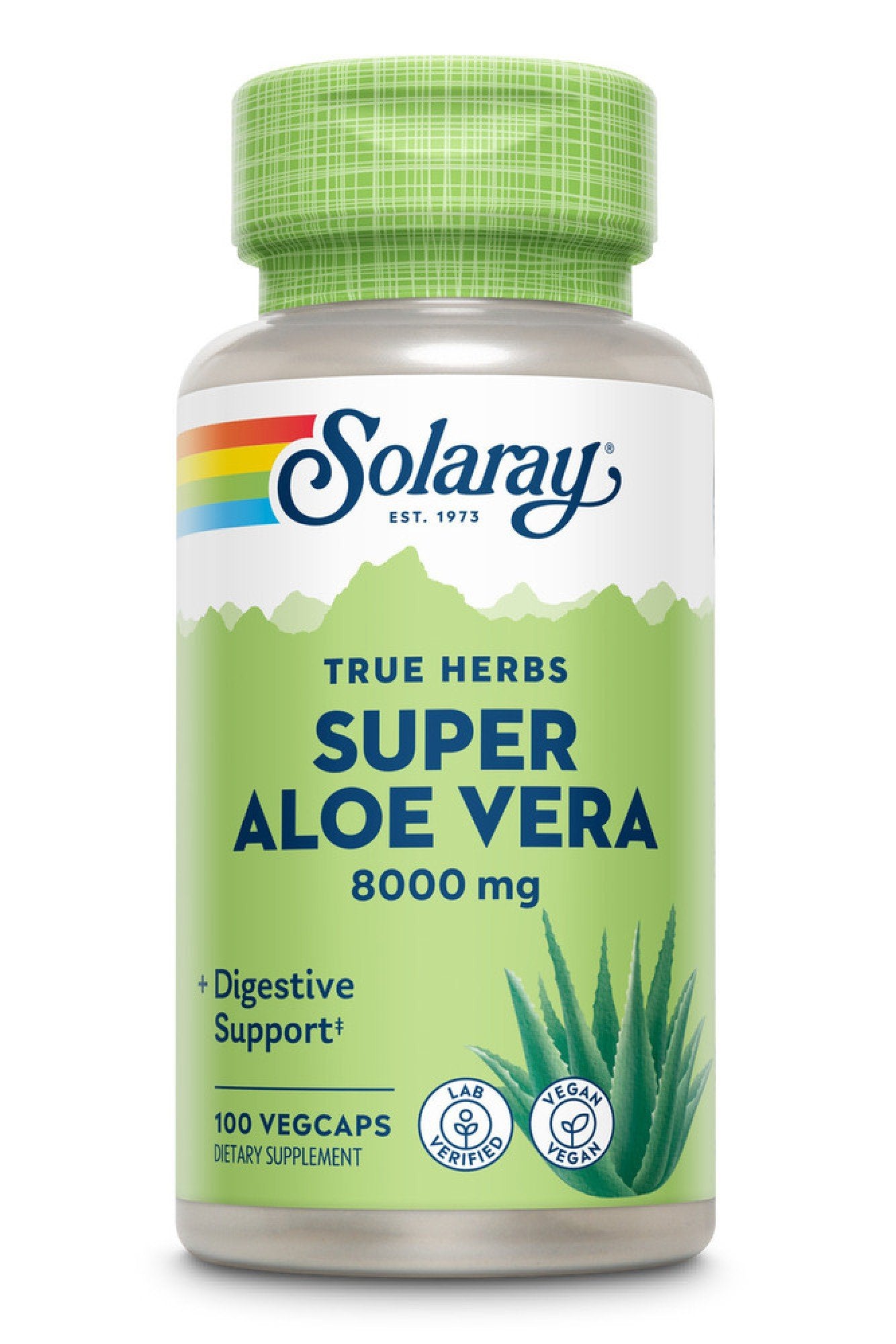 Solaray Super Aloe Vera 8000 mg 100 Capsule