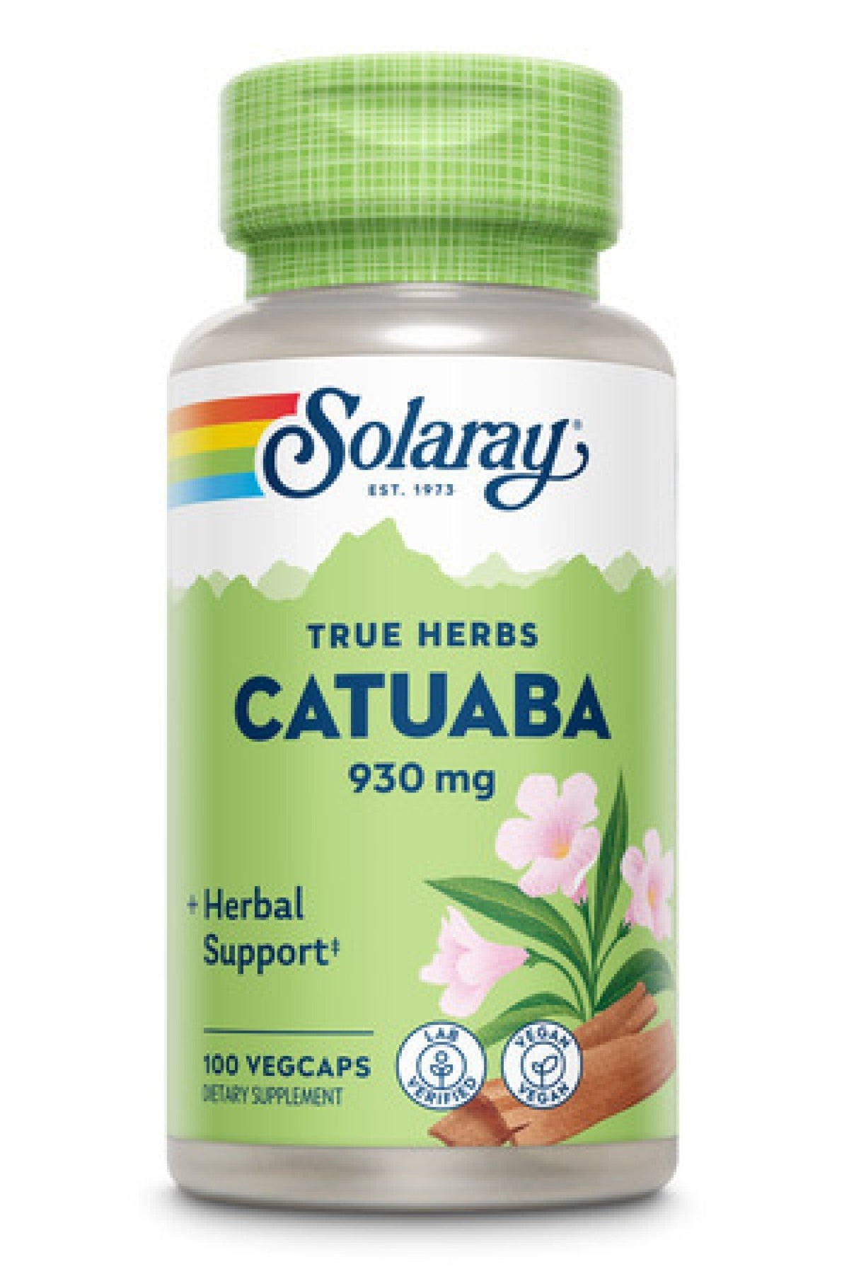 Solaray Catuaba Bark 465mg 100 VegCaps