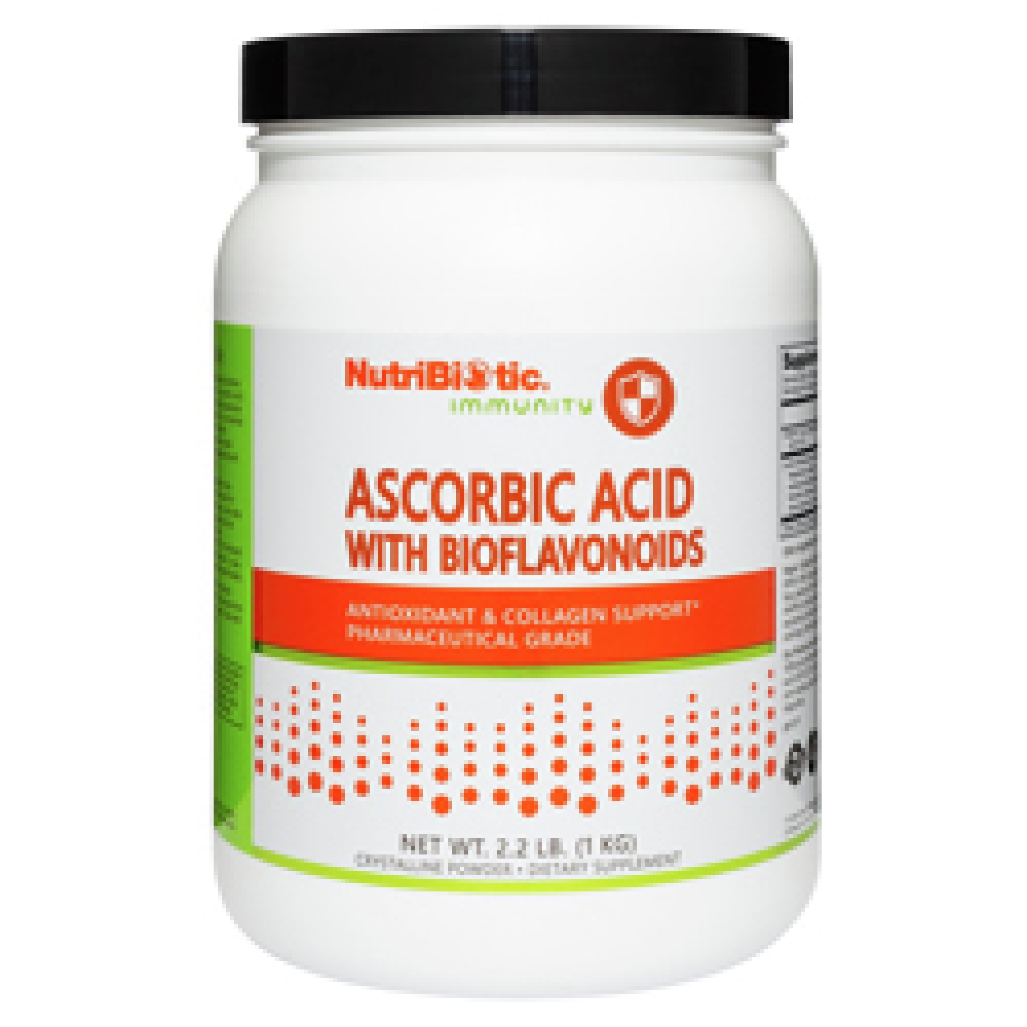 Nutribiotic Ascorbic Acid Powder with Bioflavonoids 2.2 lbs Powder