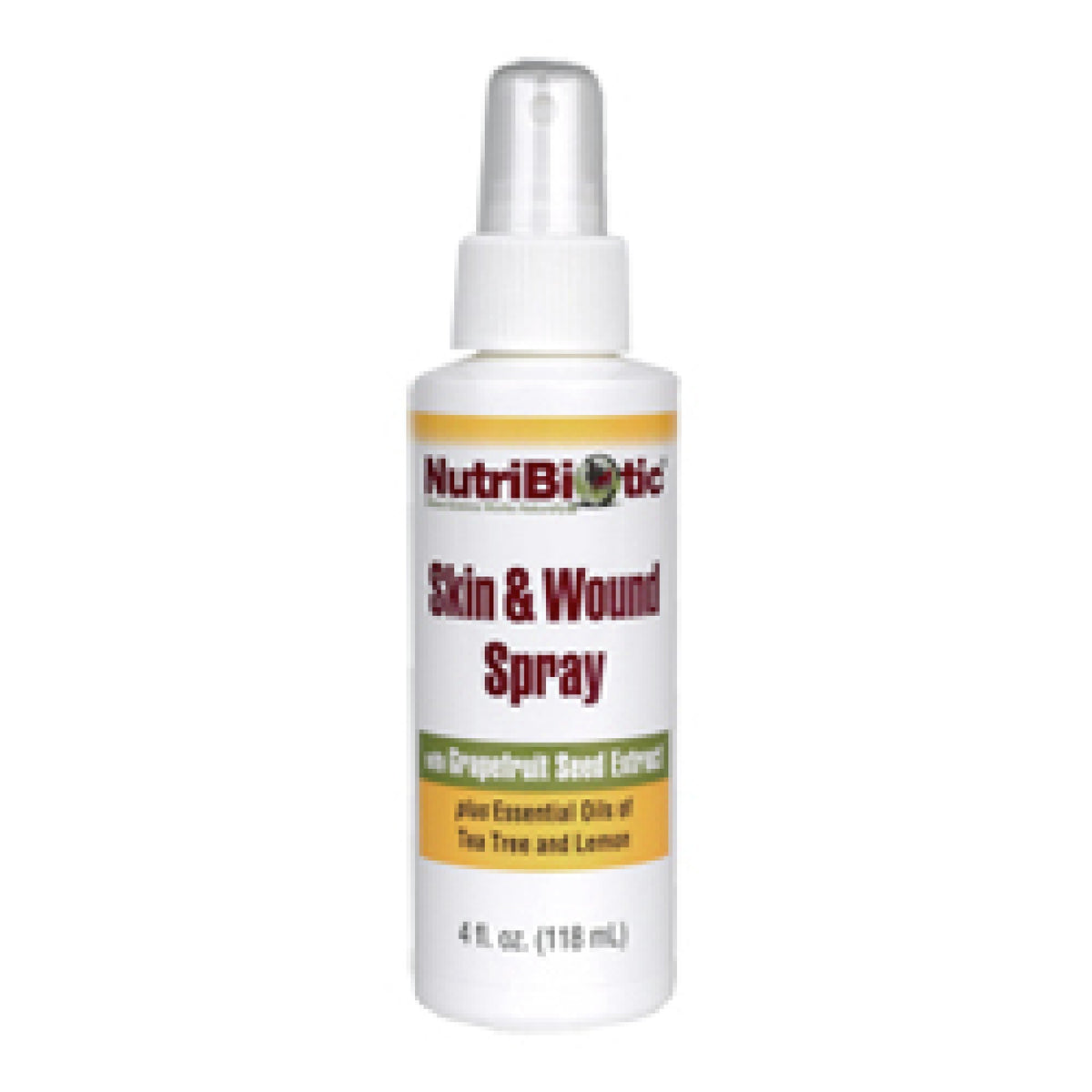 Nutribiotic Skin &amp; Wound Spray with Grapefruit Seed Extract 4 oz Liquid