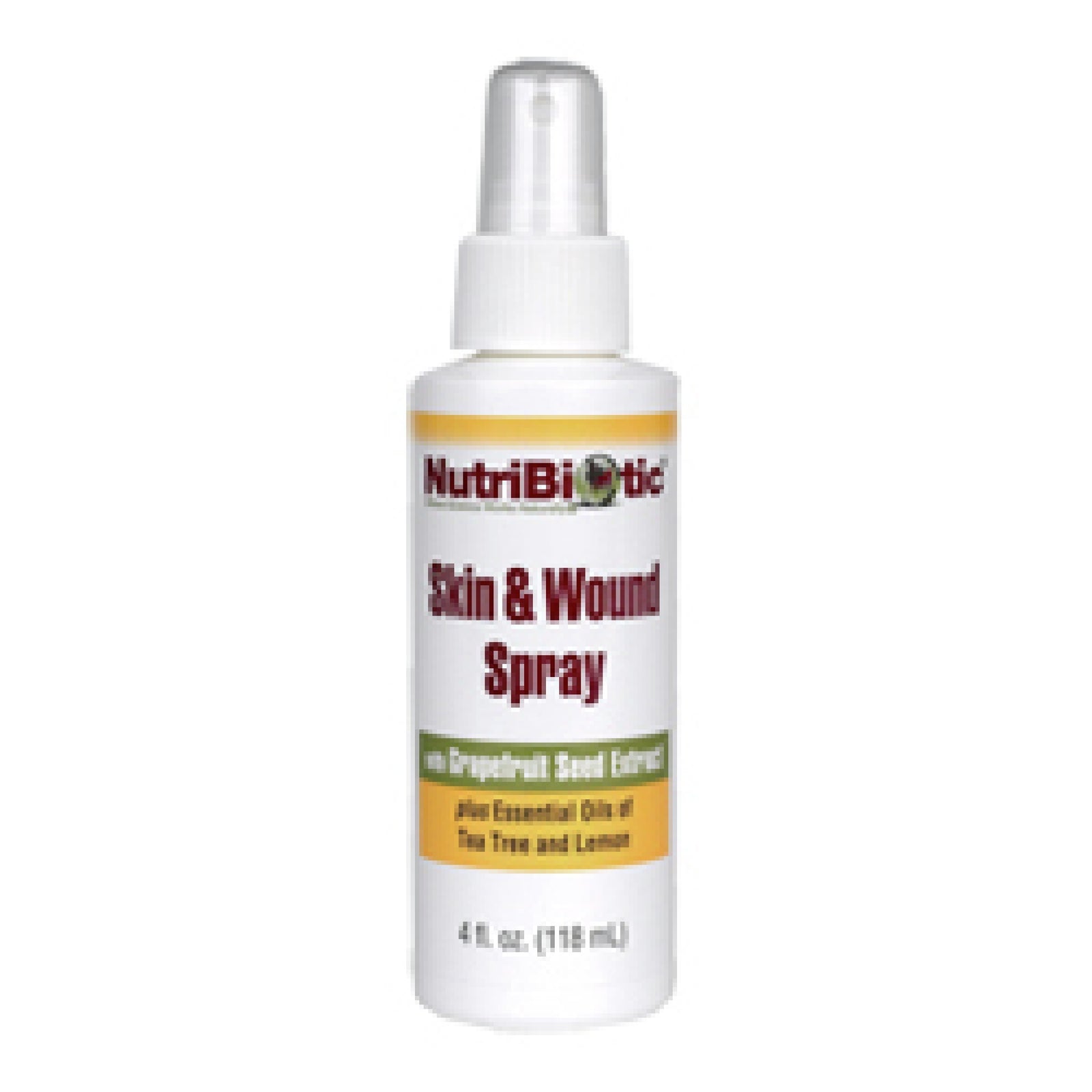 Nutribiotic Skin & Wound Spray with Grapefruit Seed Extract 4 oz Liquid