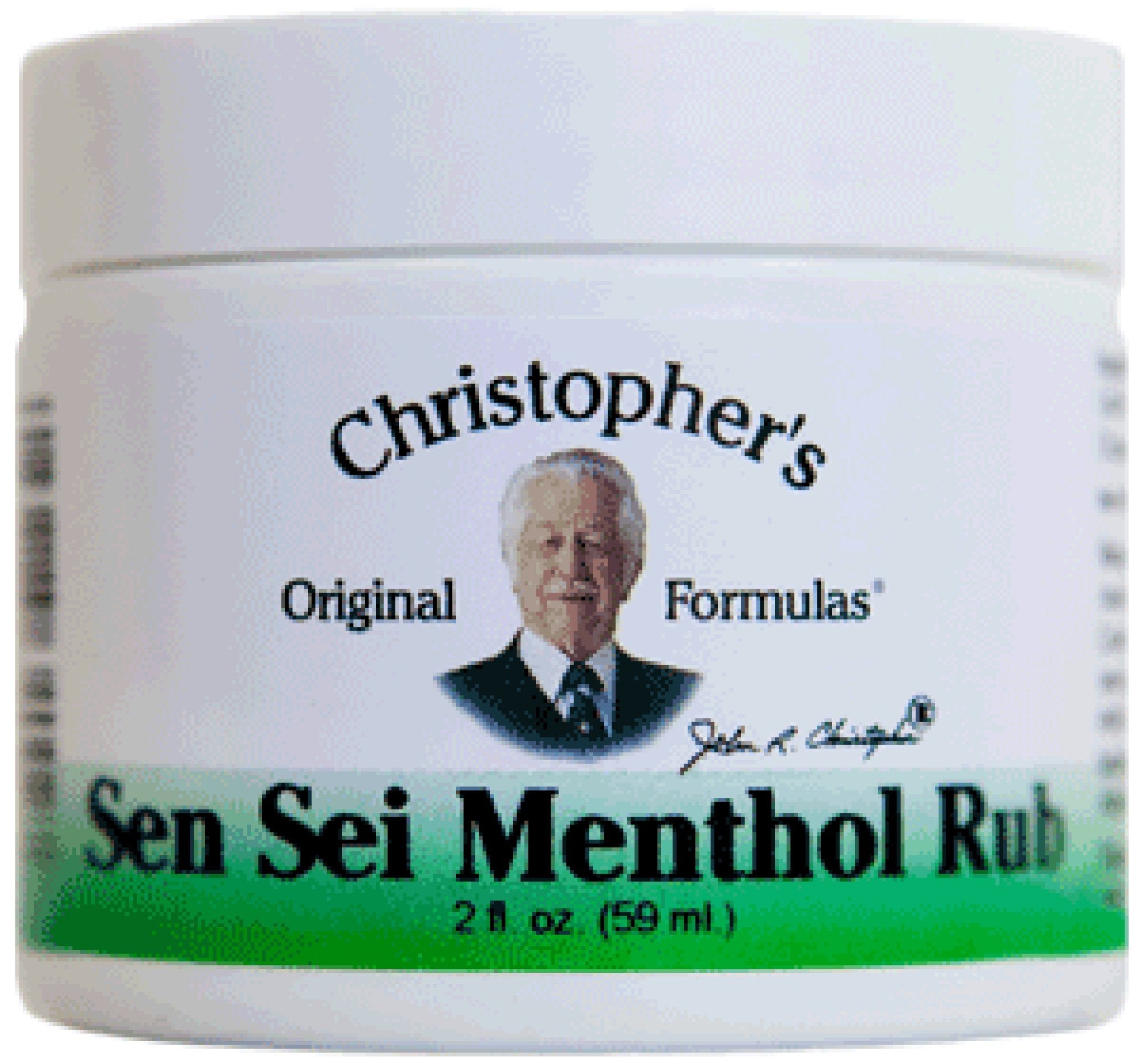 Christopher's Original Formulas Sen Sei Ointment Menthol Rub (Replaced upc 084783441038) 2 oz Balm