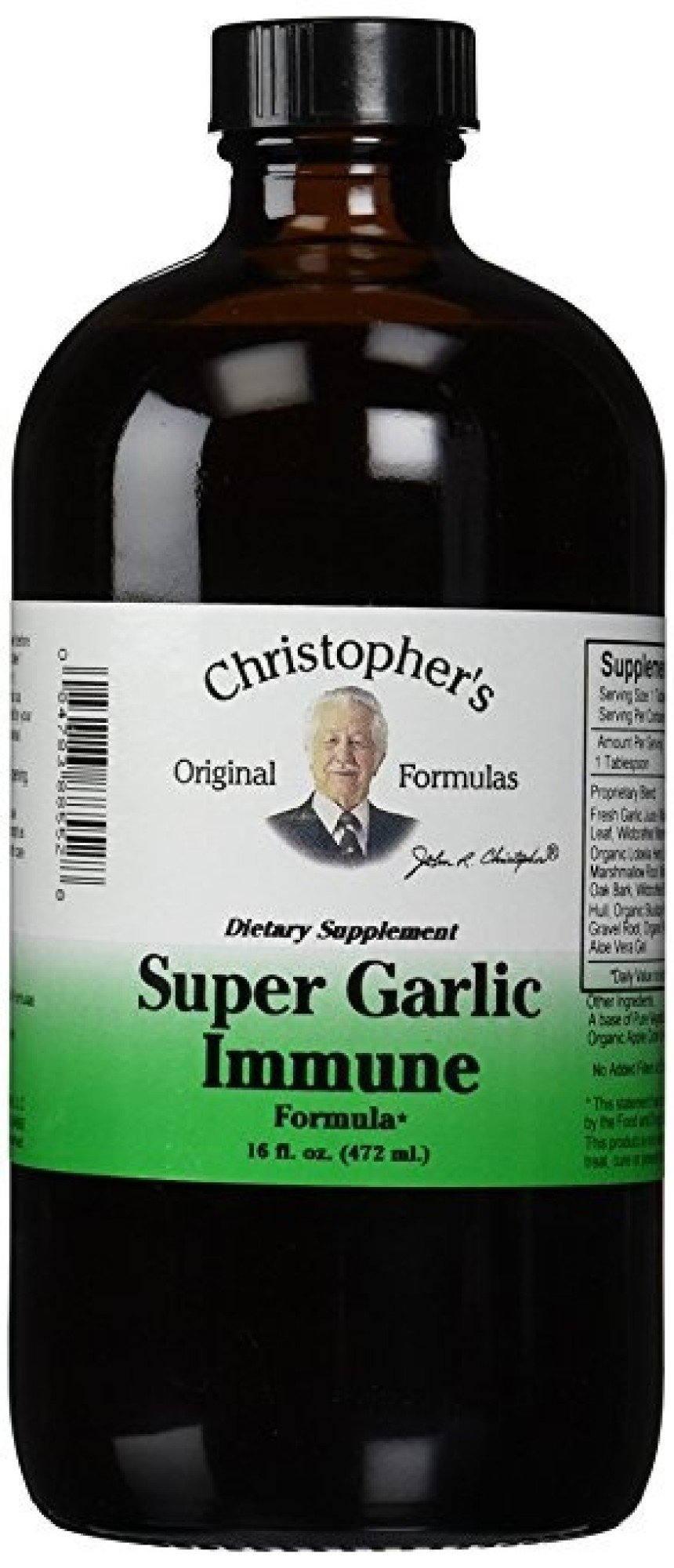 Christopher&#39;s Original Formulas Super Garlic Immune 16 oz Liquid