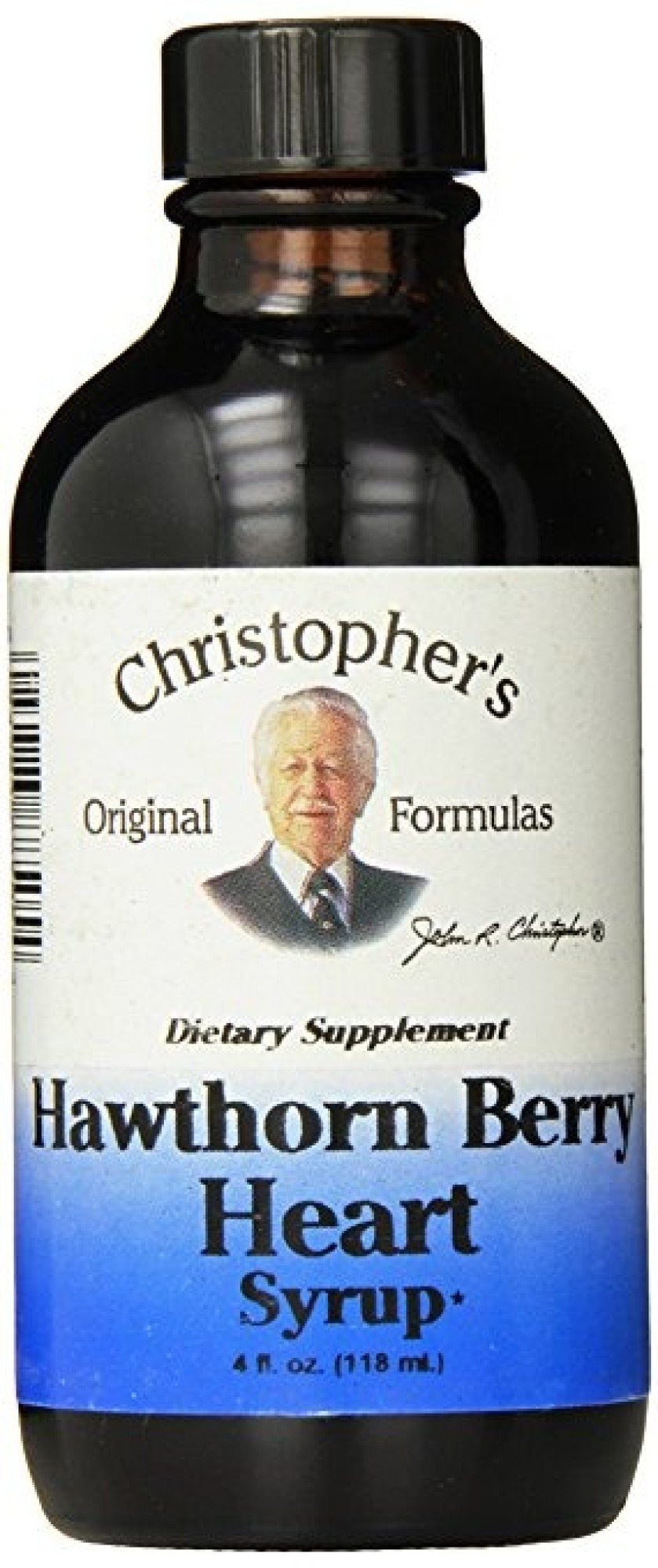 Christopher&#39;s Original Formulas Hawthorn Berry Heart Syrup 4 oz Liquid