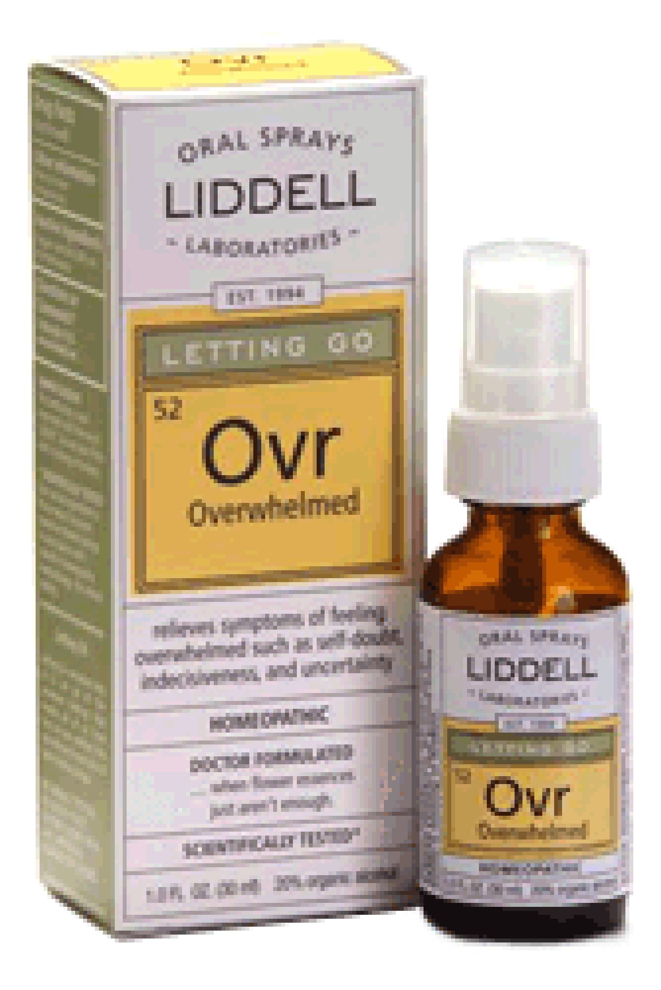 Liddell Homeopathic Letting Go Overwhelmed 1 oz Spray