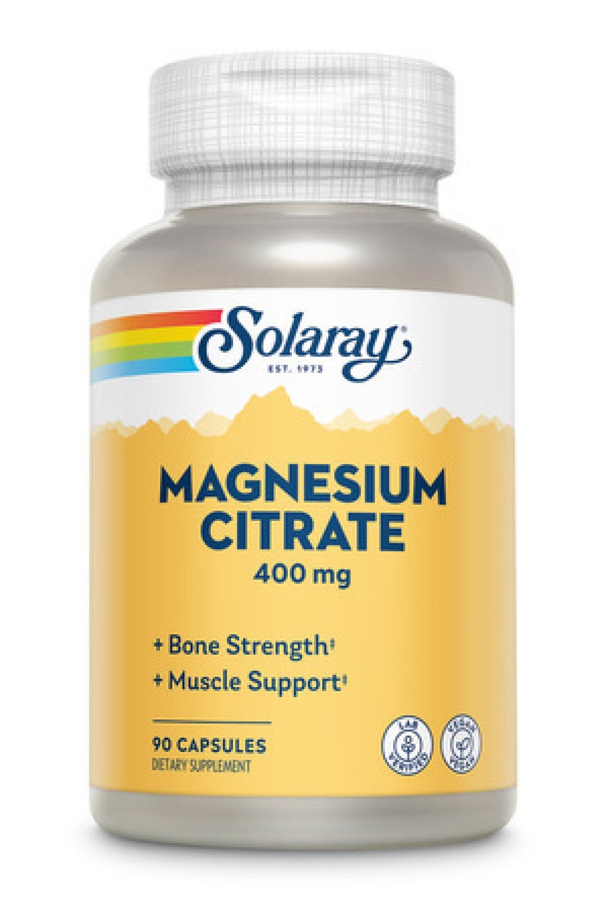 Solaray Magnesium Citrate 400 mg 90 Capsule